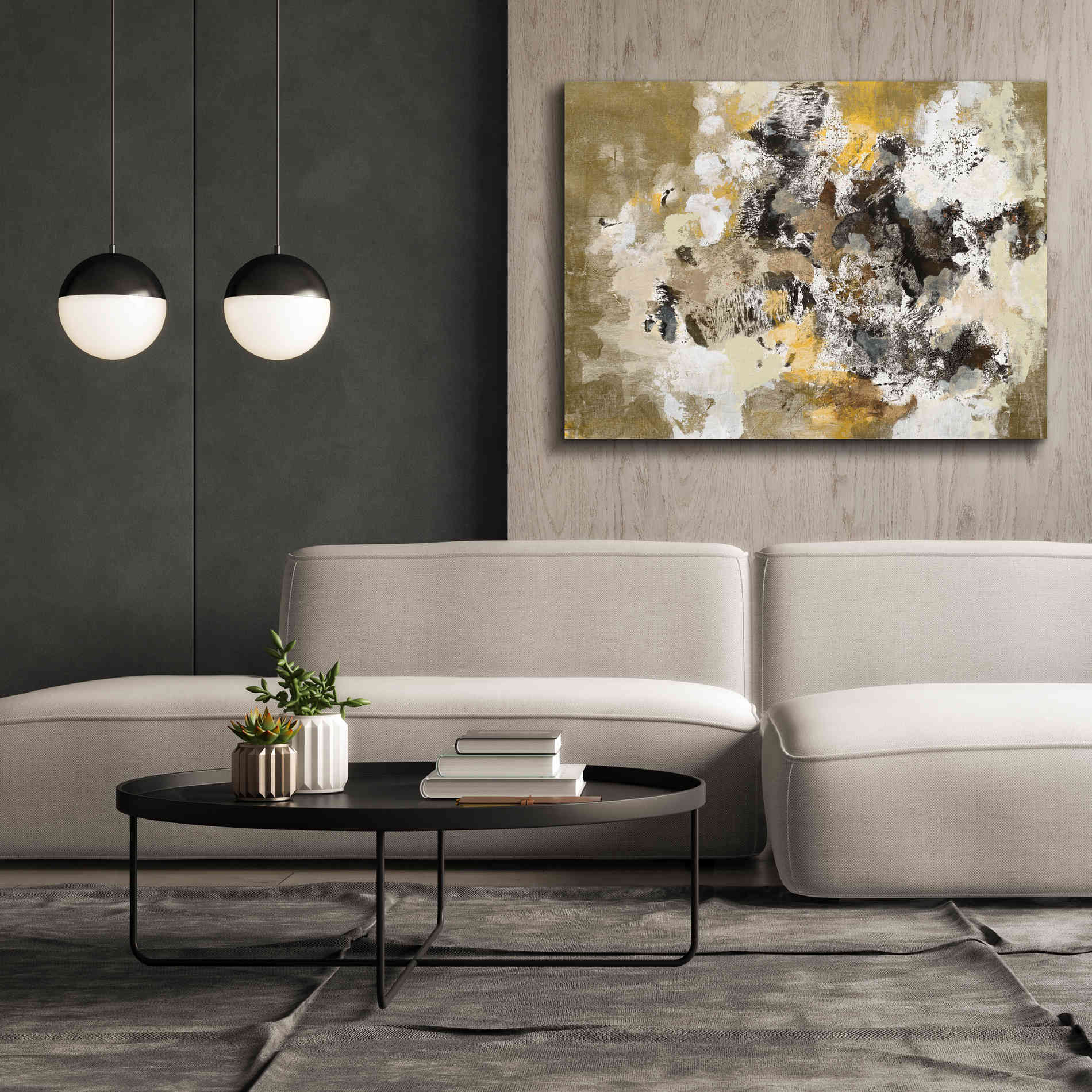'Leaves on the Asphalt' by Silvia Vassileva, Canvas Wall Art,54 x 40