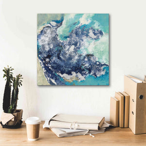 'Turquoise' by Silvia Vassileva, Canvas Wall Art,18 x 18