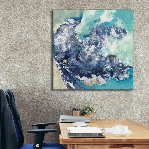 Image of 'Turquoise' by Silvia Vassileva, Canvas Wall Art,37 x 37