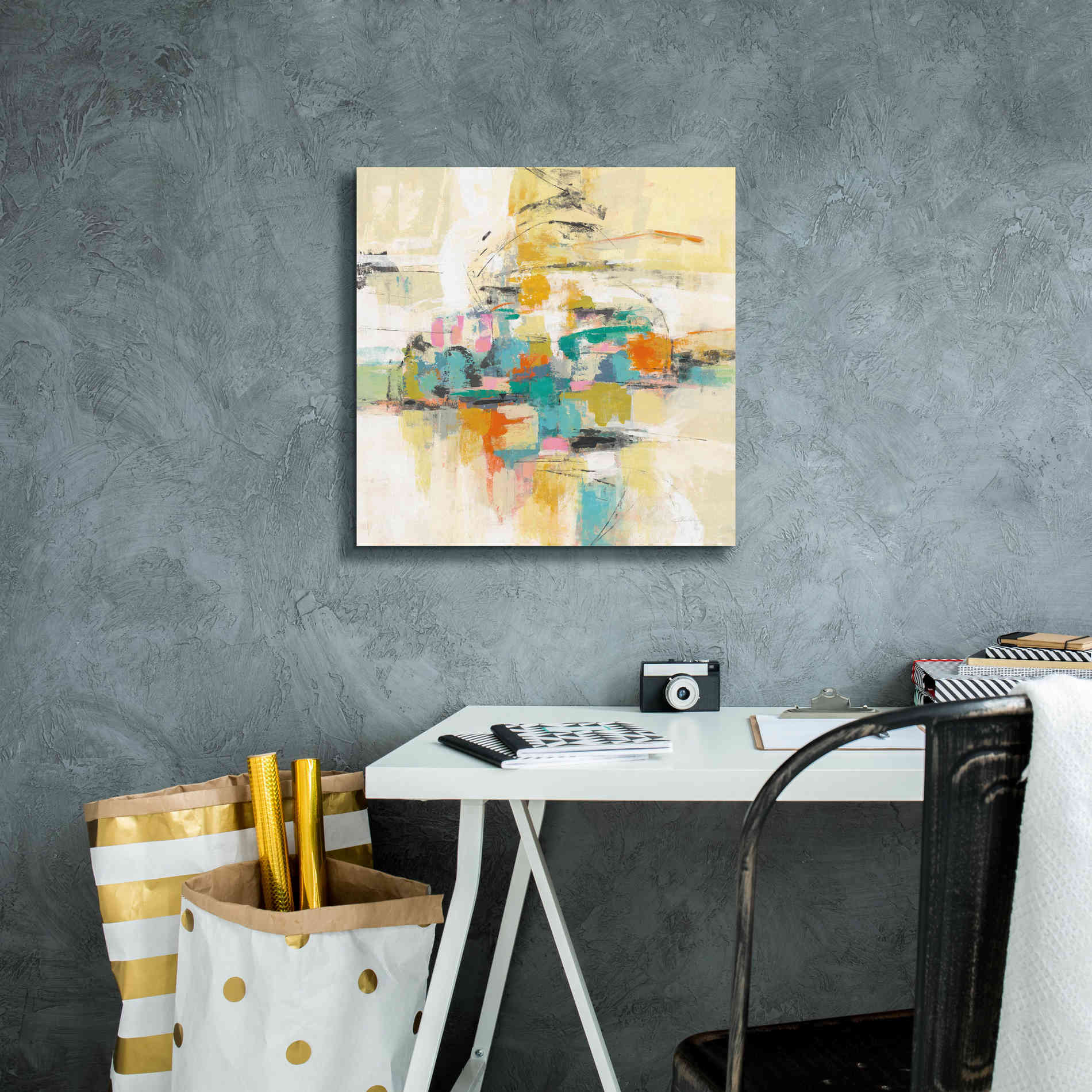 'Silk Road Journey' by Silvia Vassileva, Canvas Wall Art,18 x 18