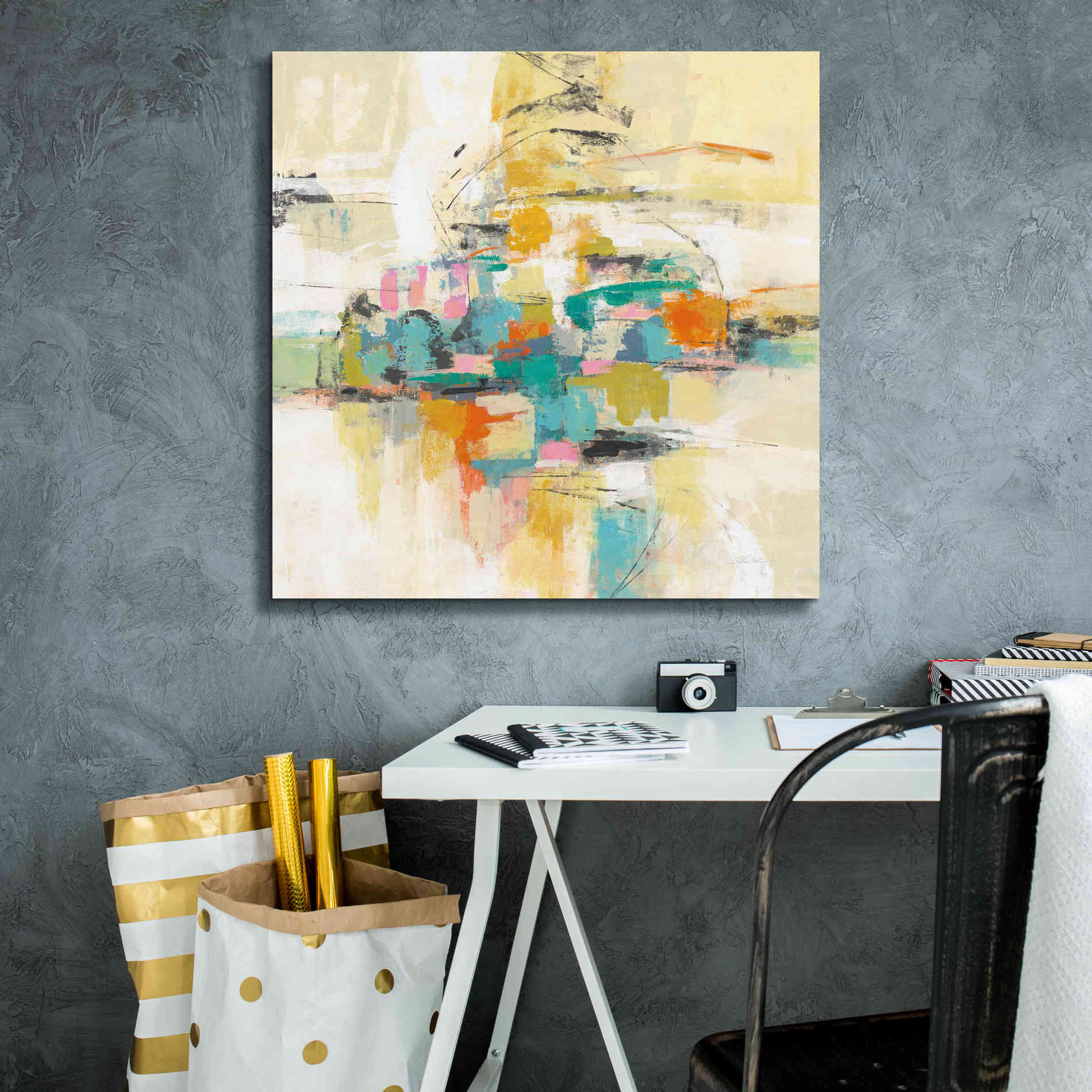 'Silk Road Journey' by Silvia Vassileva, Canvas Wall Art,26 x 26