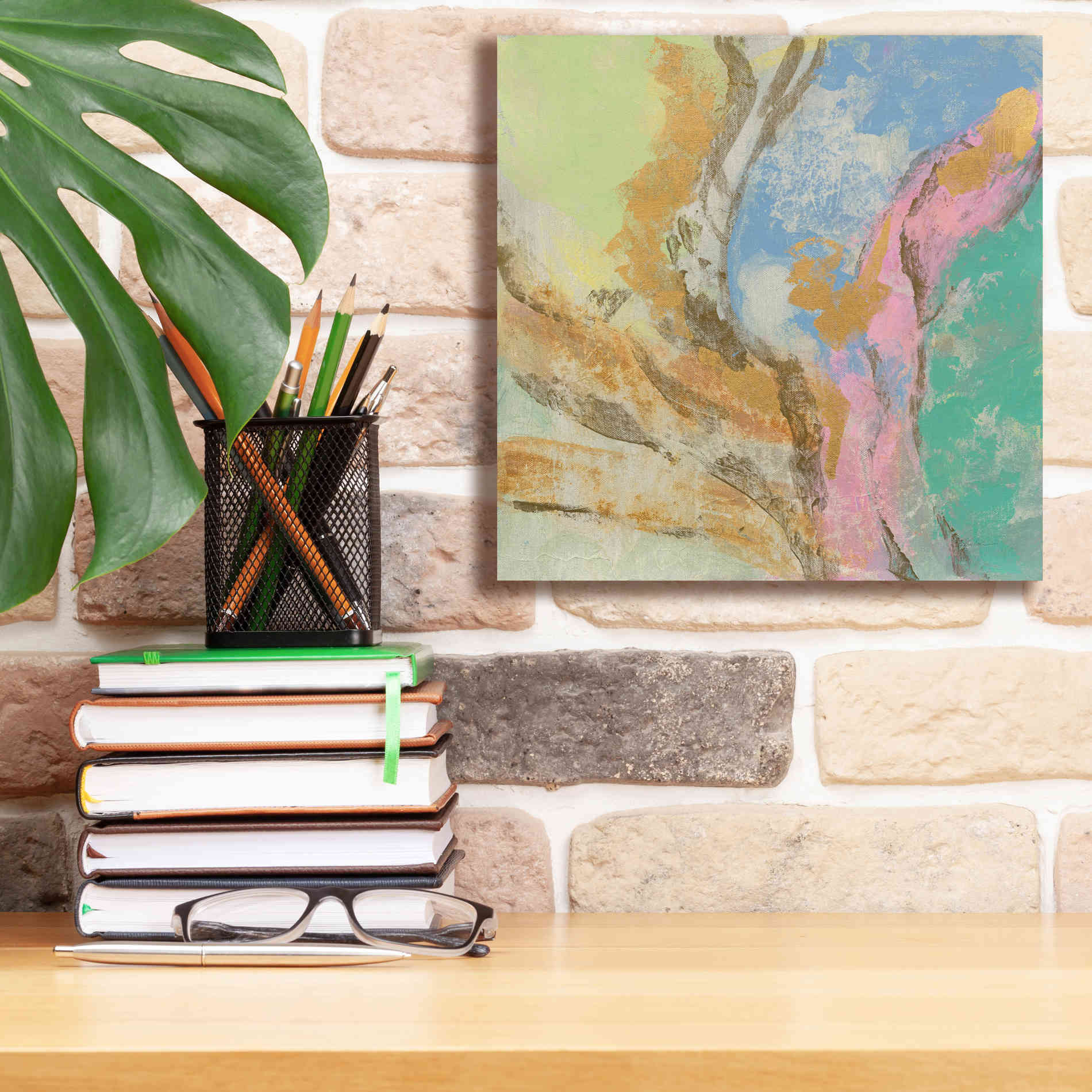 'Retro Jewel Tones I' by Silvia Vassileva, Canvas Wall Art,12 x 12
