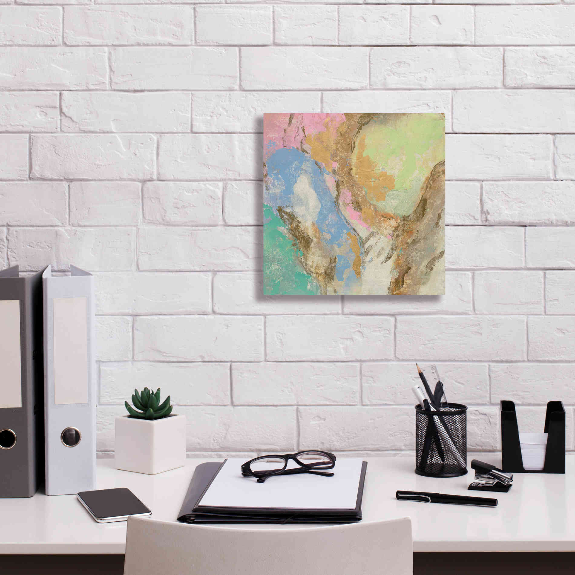 'Retro Jewel Tones II' by Silvia Vassileva, Canvas Wall Art,12 x 12