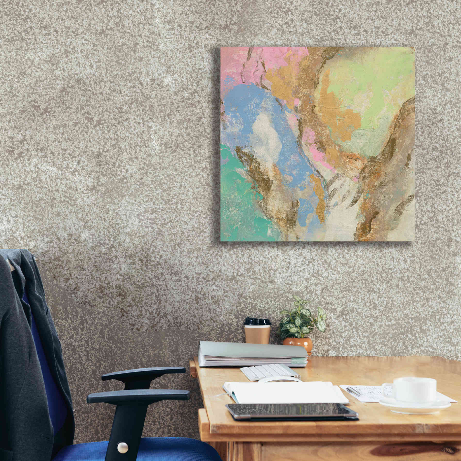 'Retro Jewel Tones II' by Silvia Vassileva, Canvas Wall Art,26 x 26