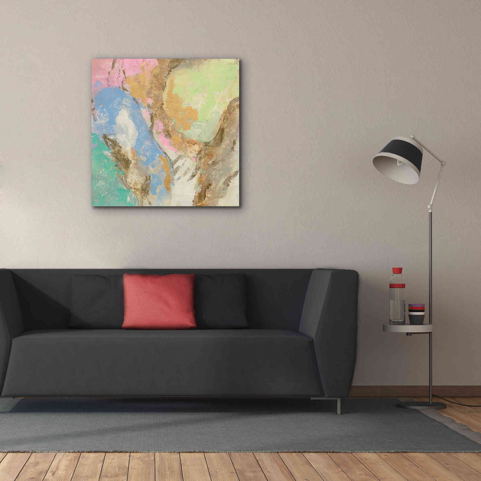 'Retro Jewel Tones II' by Silvia Vassileva, Canvas Wall Art,37 x 37