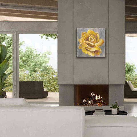 Image of 'Yellow Roses I' by Silvia Vassileva, Canvas Wall Art,26 x 26