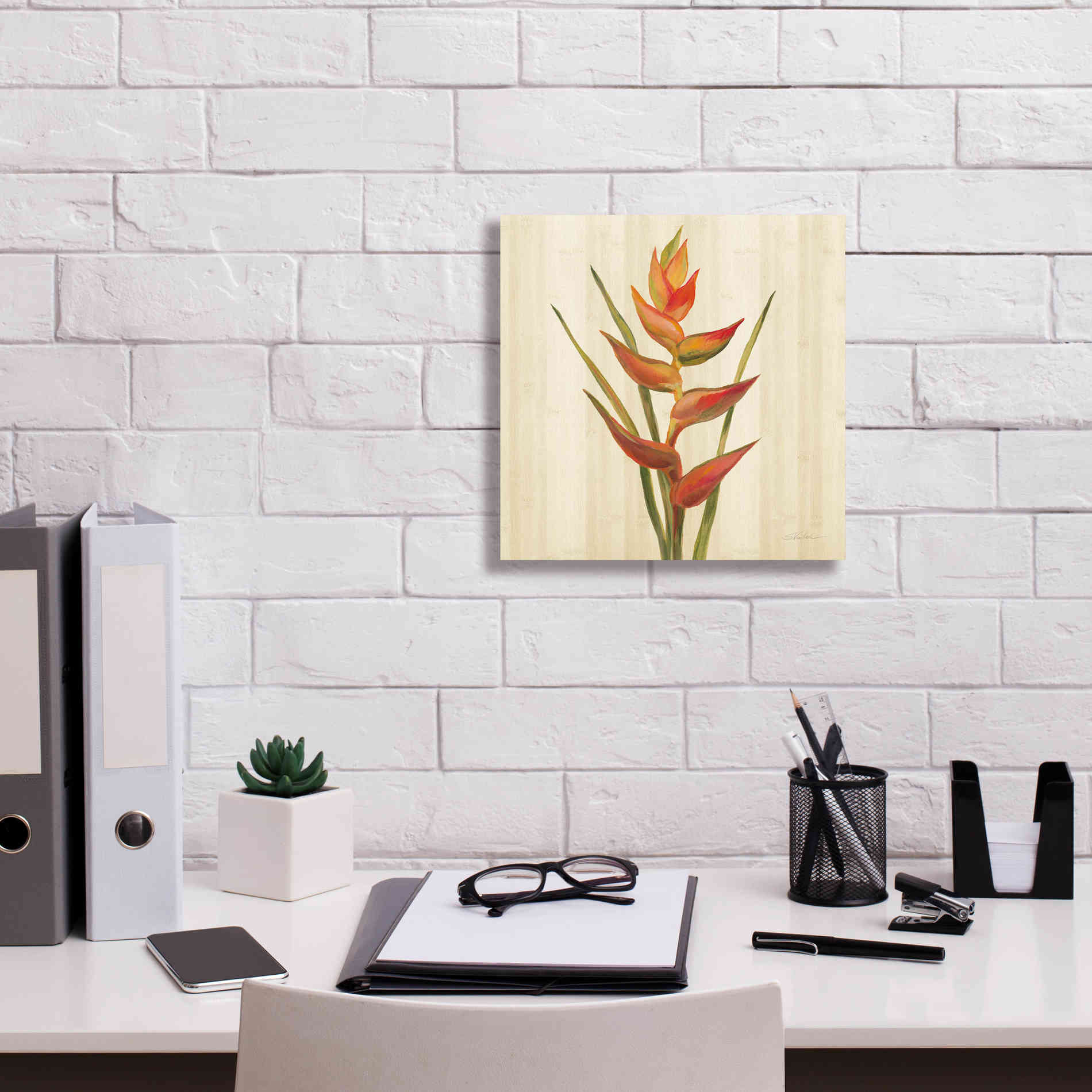 'Tropical Garden I' by Silvia Vassileva, Canvas Wall Art,12 x 12