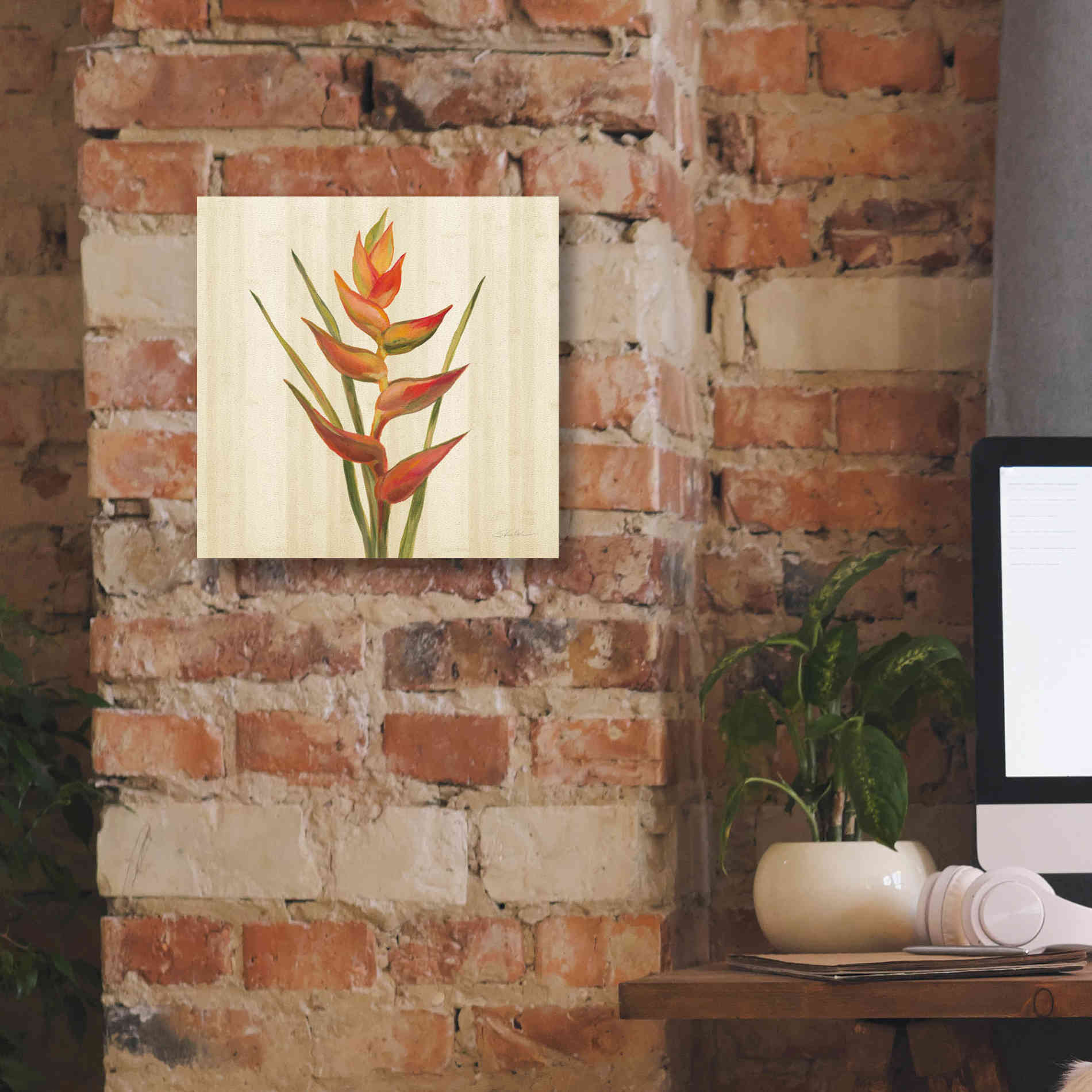 'Tropical Garden I' by Silvia Vassileva, Canvas Wall Art,12 x 12