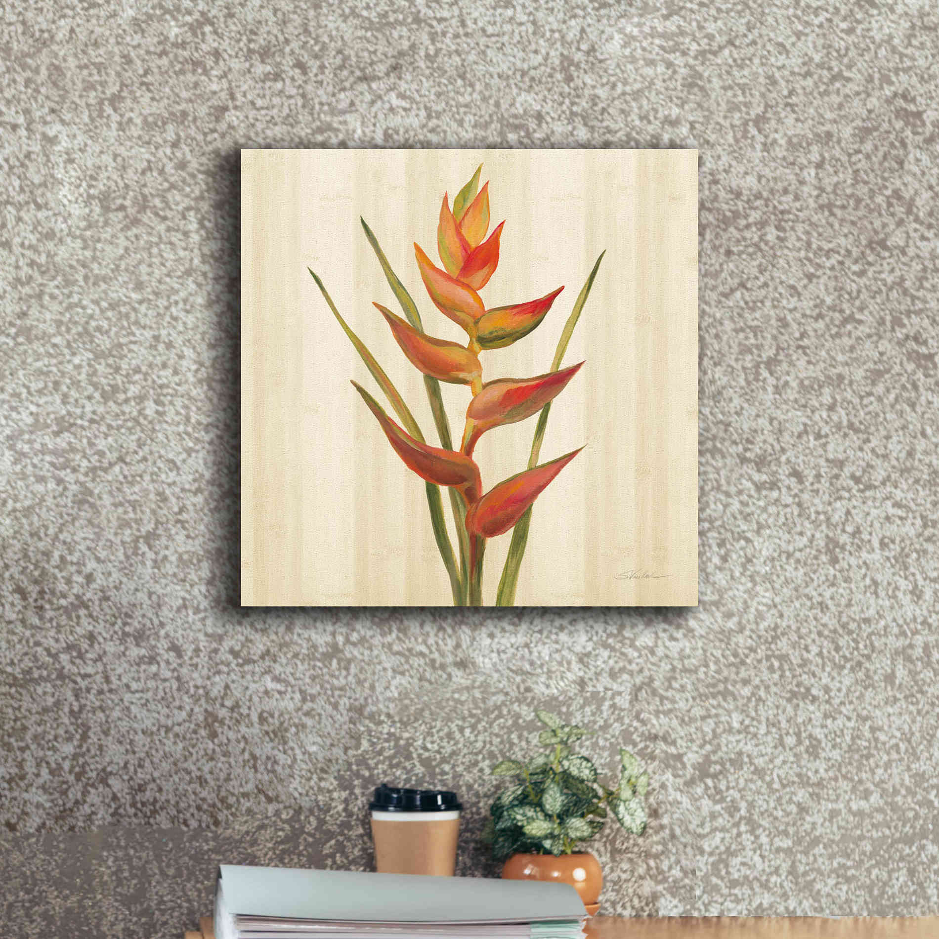 'Tropical Garden I' by Silvia Vassileva, Canvas Wall Art,18 x 18