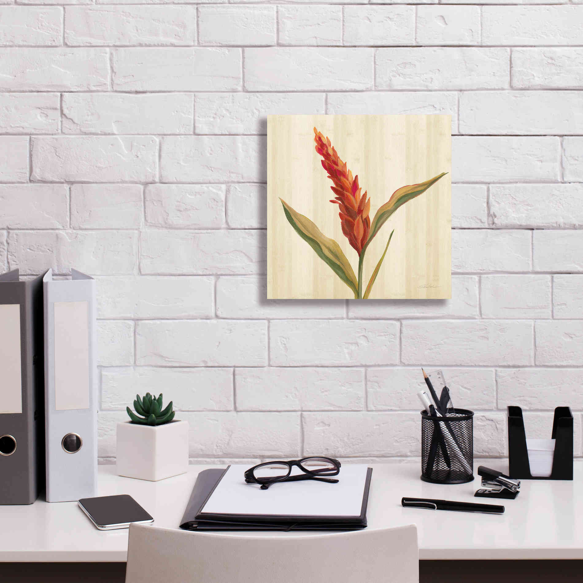 'Tropical Garden II' by Silvia Vassileva, Canvas Wall Art,12 x 12