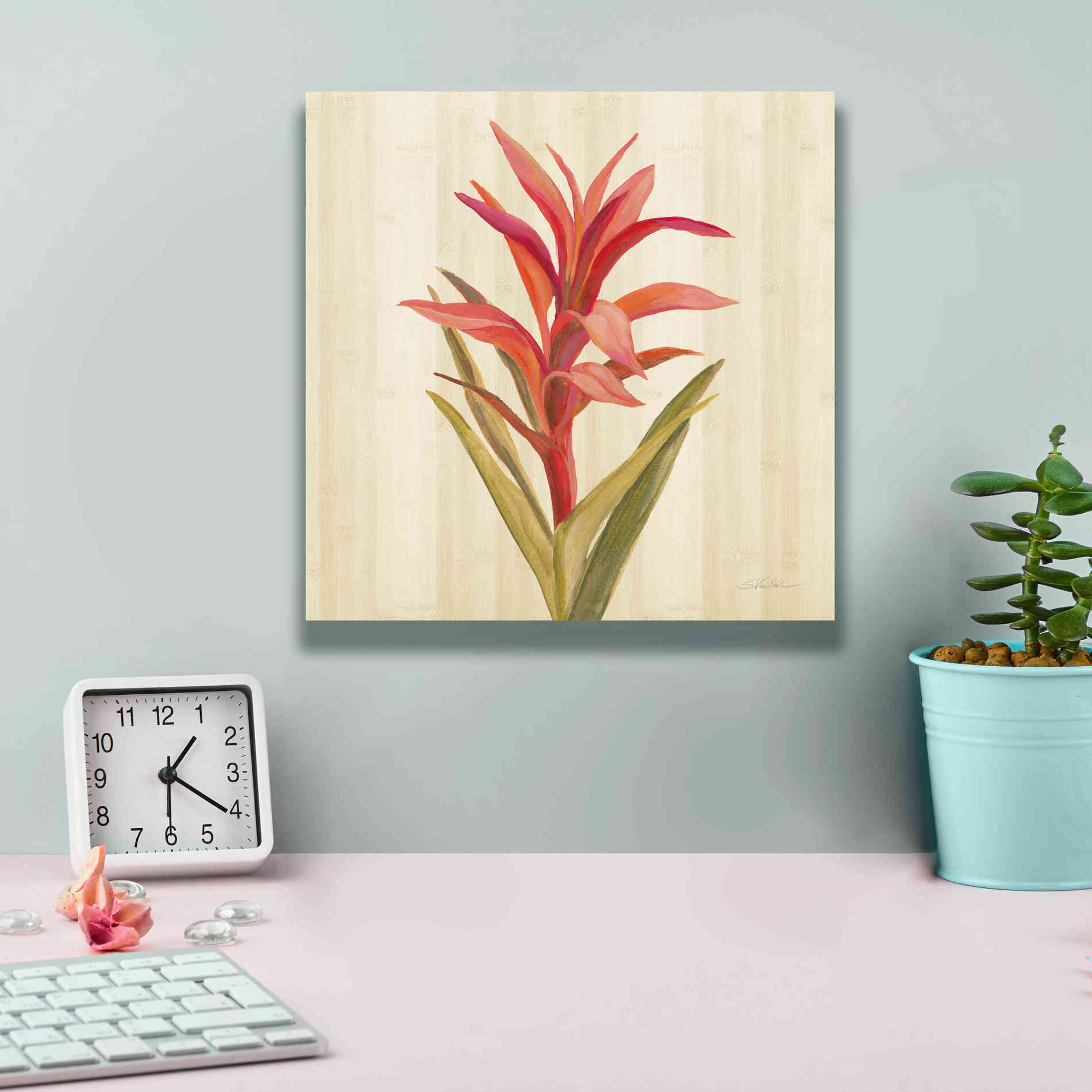 'Tropical Garden III' by Silvia Vassileva, Canvas Wall Art,12 x 12