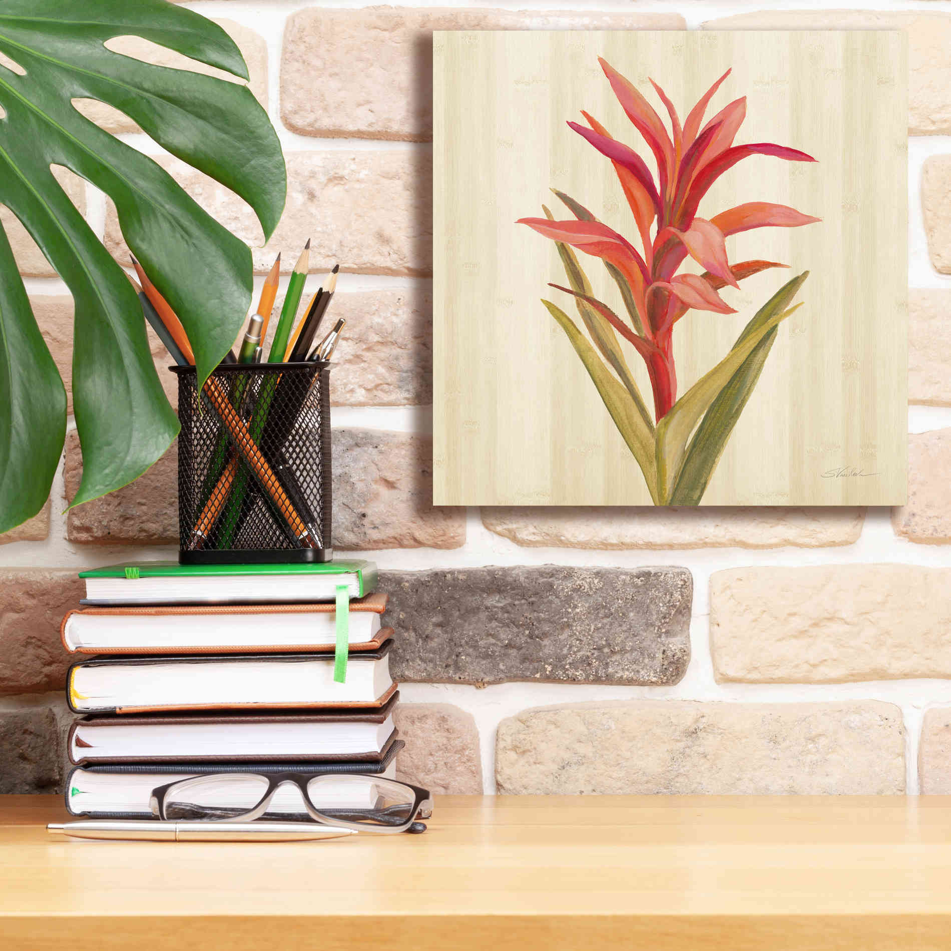 'Tropical Garden III' by Silvia Vassileva, Canvas Wall Art,12 x 12