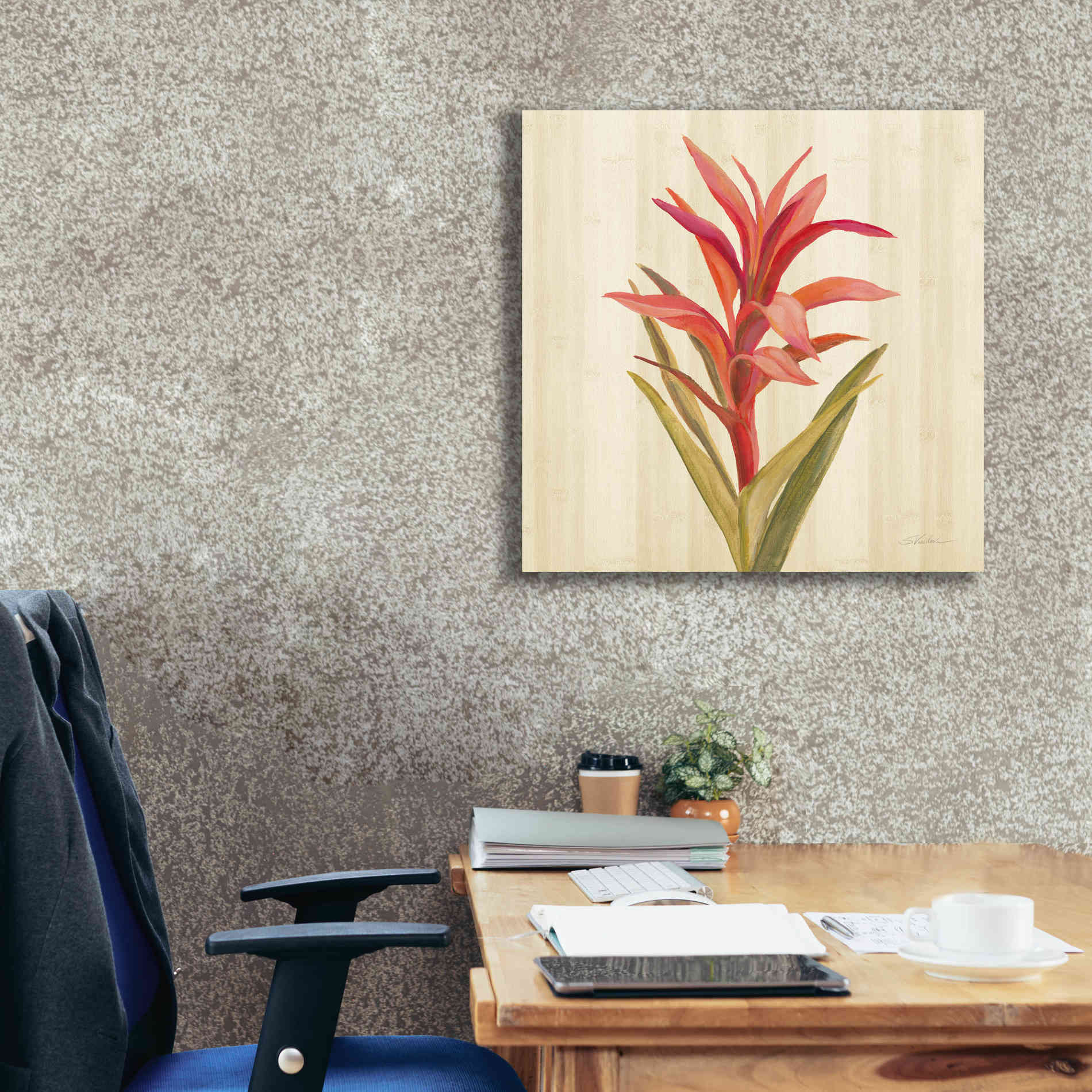 'Tropical Garden III' by Silvia Vassileva, Canvas Wall Art,26 x 26