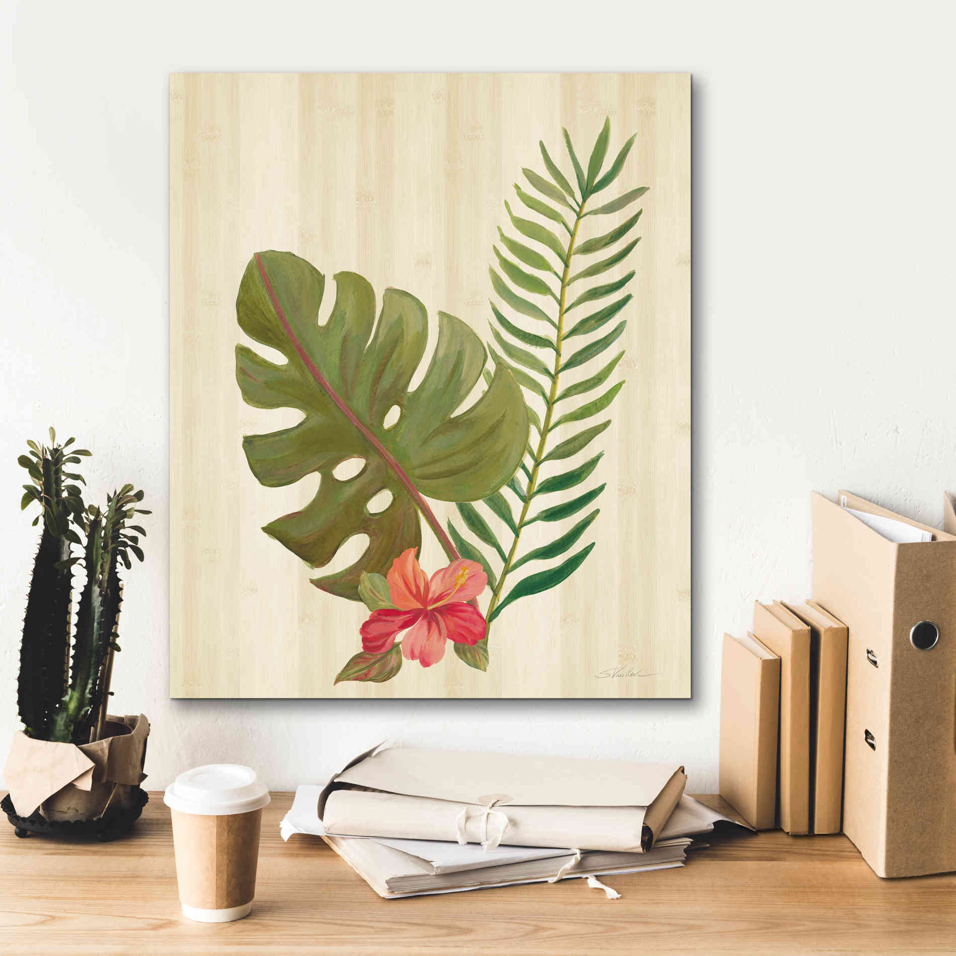 'Tropical Garden V' by Silvia Vassileva, Canvas Wall Art,20 x 24