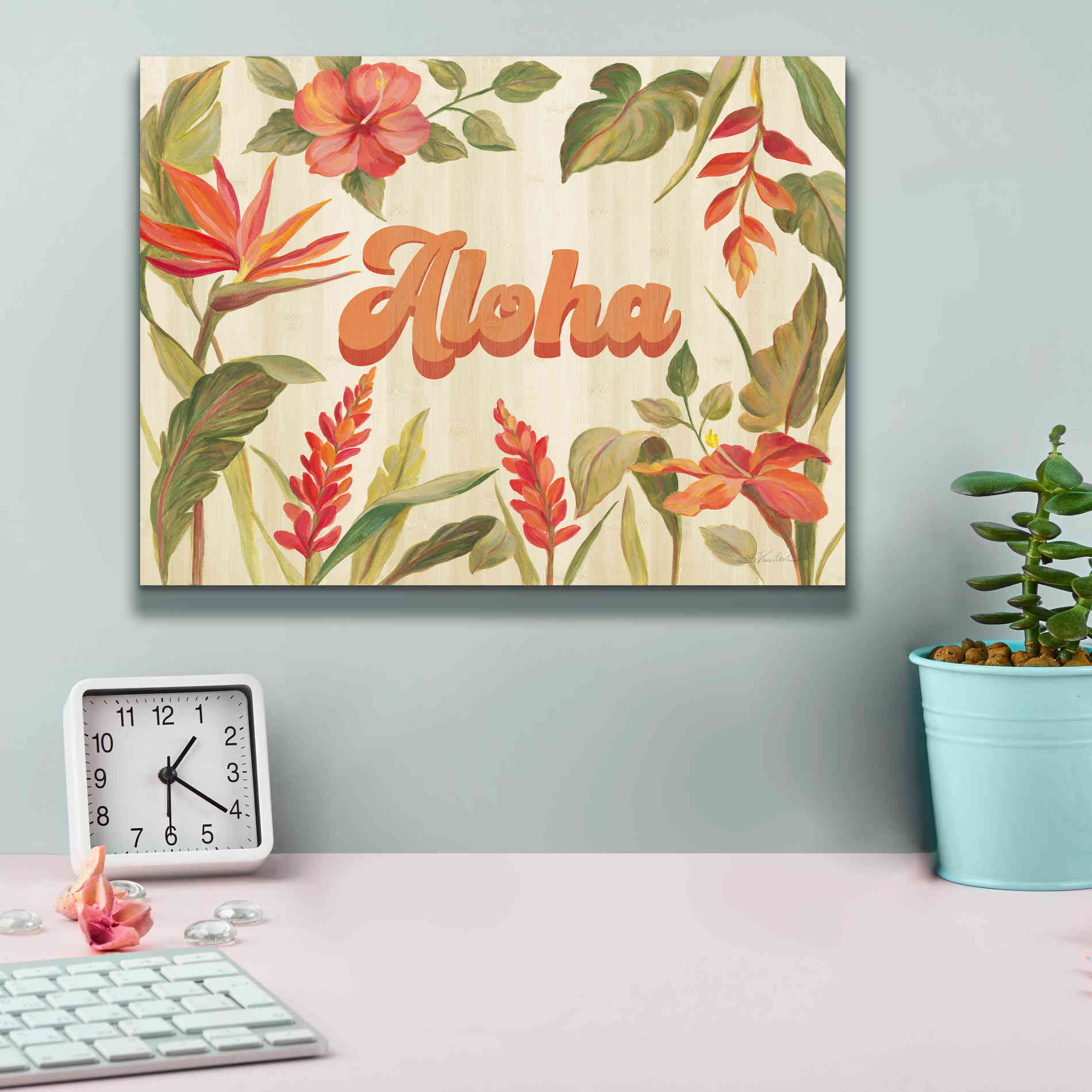 'Tropical Garden VIII' by Silvia Vassileva, Canvas Wall Art,16 x 12