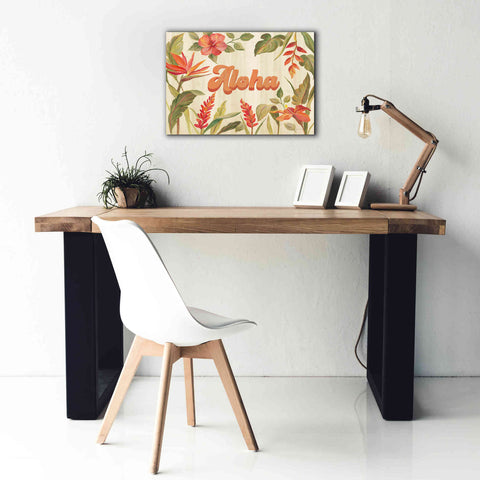 Image of 'Tropical Garden VIII' by Silvia Vassileva, Canvas Wall Art,26 x 18