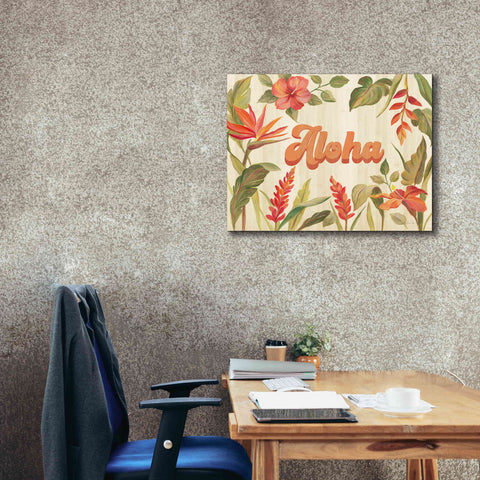 Image of 'Tropical Garden VIII' by Silvia Vassileva, Canvas Wall Art,34 x 26