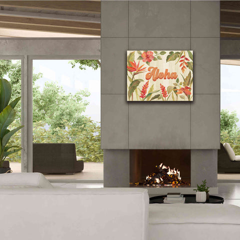 Image of 'Tropical Garden VIII' by Silvia Vassileva, Canvas Wall Art,34 x 26