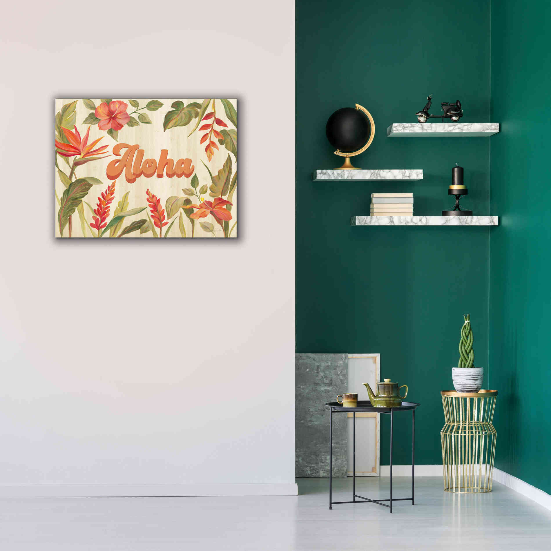 'Tropical Garden VIII' by Silvia Vassileva, Canvas Wall Art,34 x 26