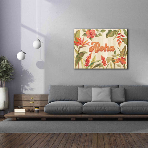 Image of 'Tropical Garden VIII' by Silvia Vassileva, Canvas Wall Art,54 x 40