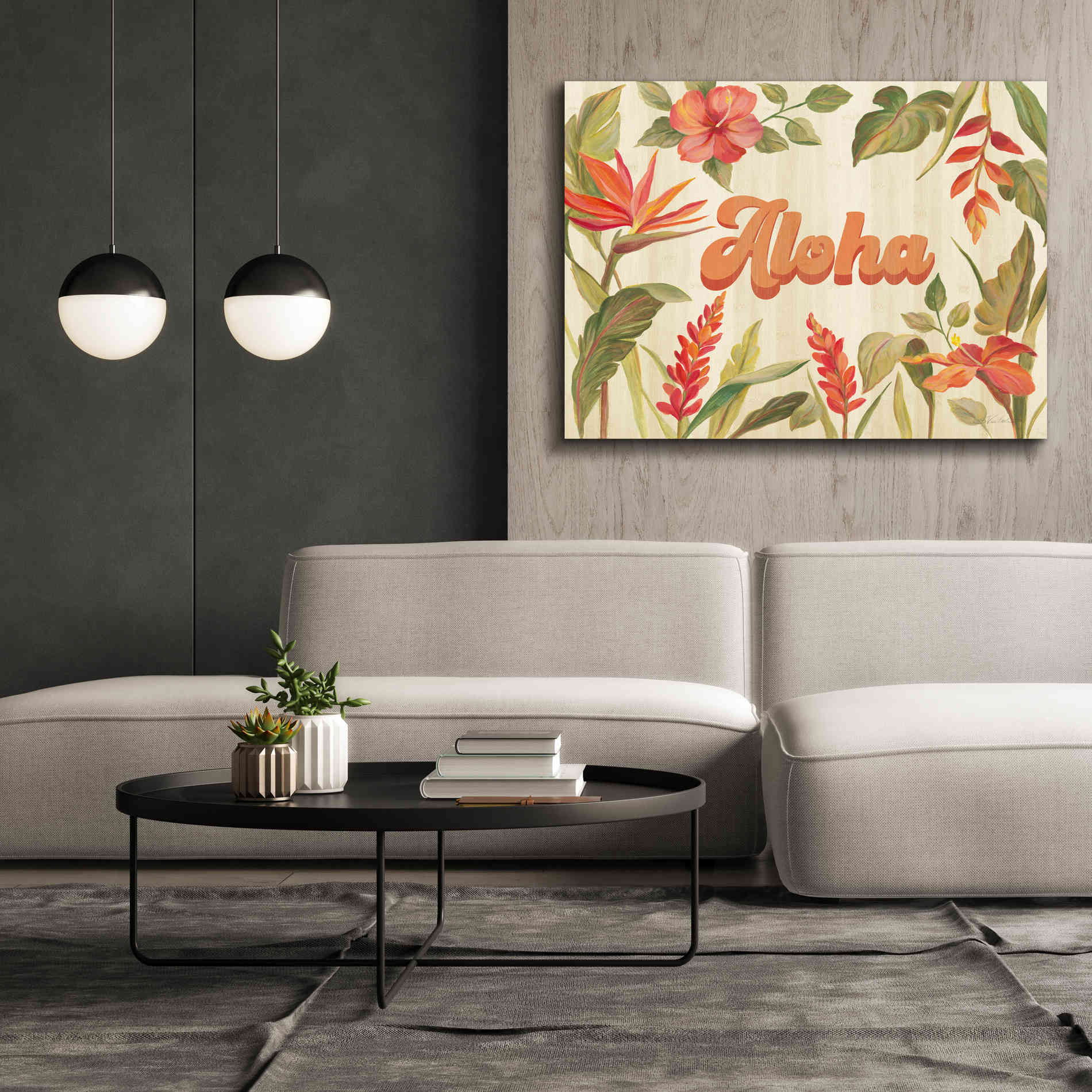 'Tropical Garden VIII' by Silvia Vassileva, Canvas Wall Art,54 x 40