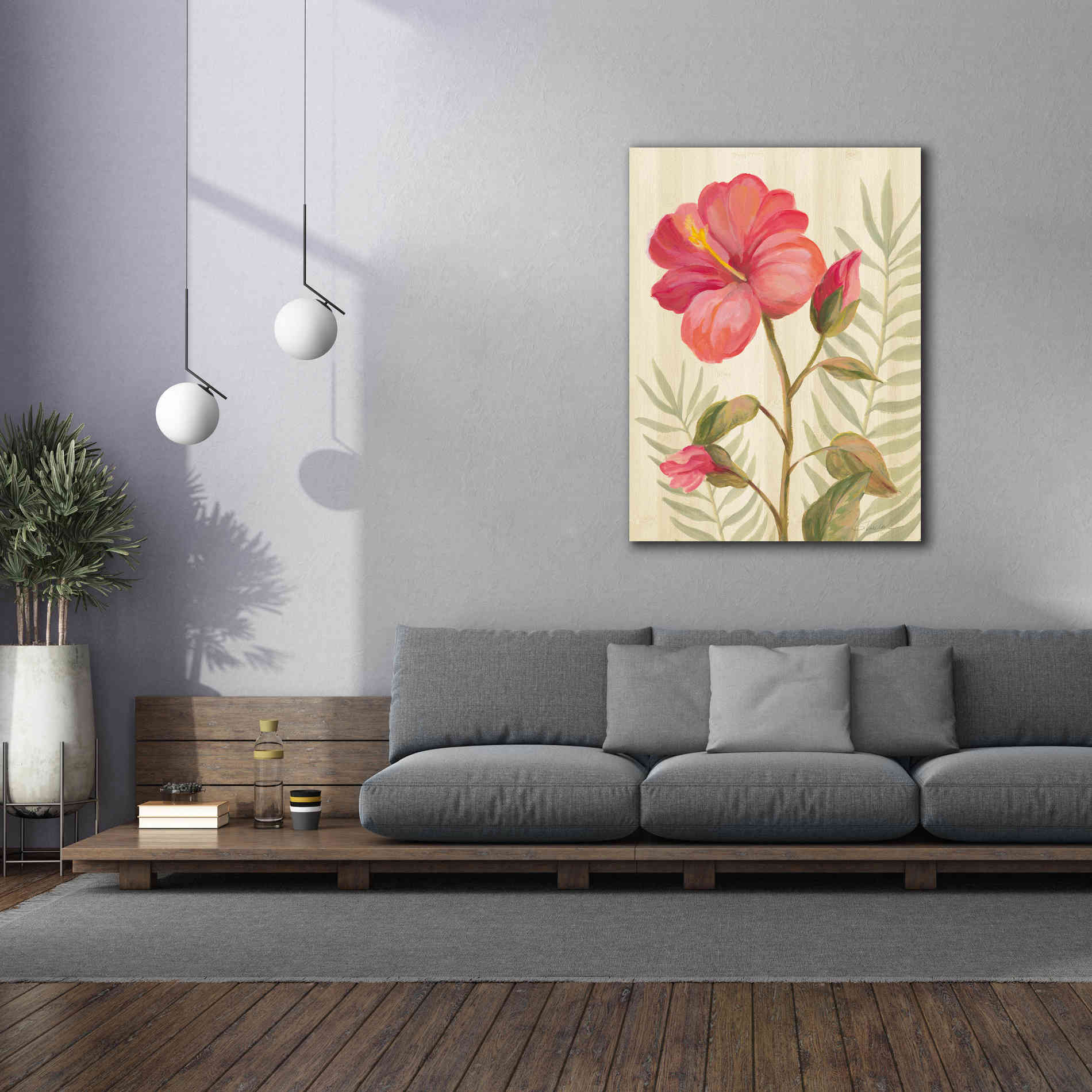 'Tropical Garden XII' by Silvia Vassileva, Canvas Wall Art,40 x 54