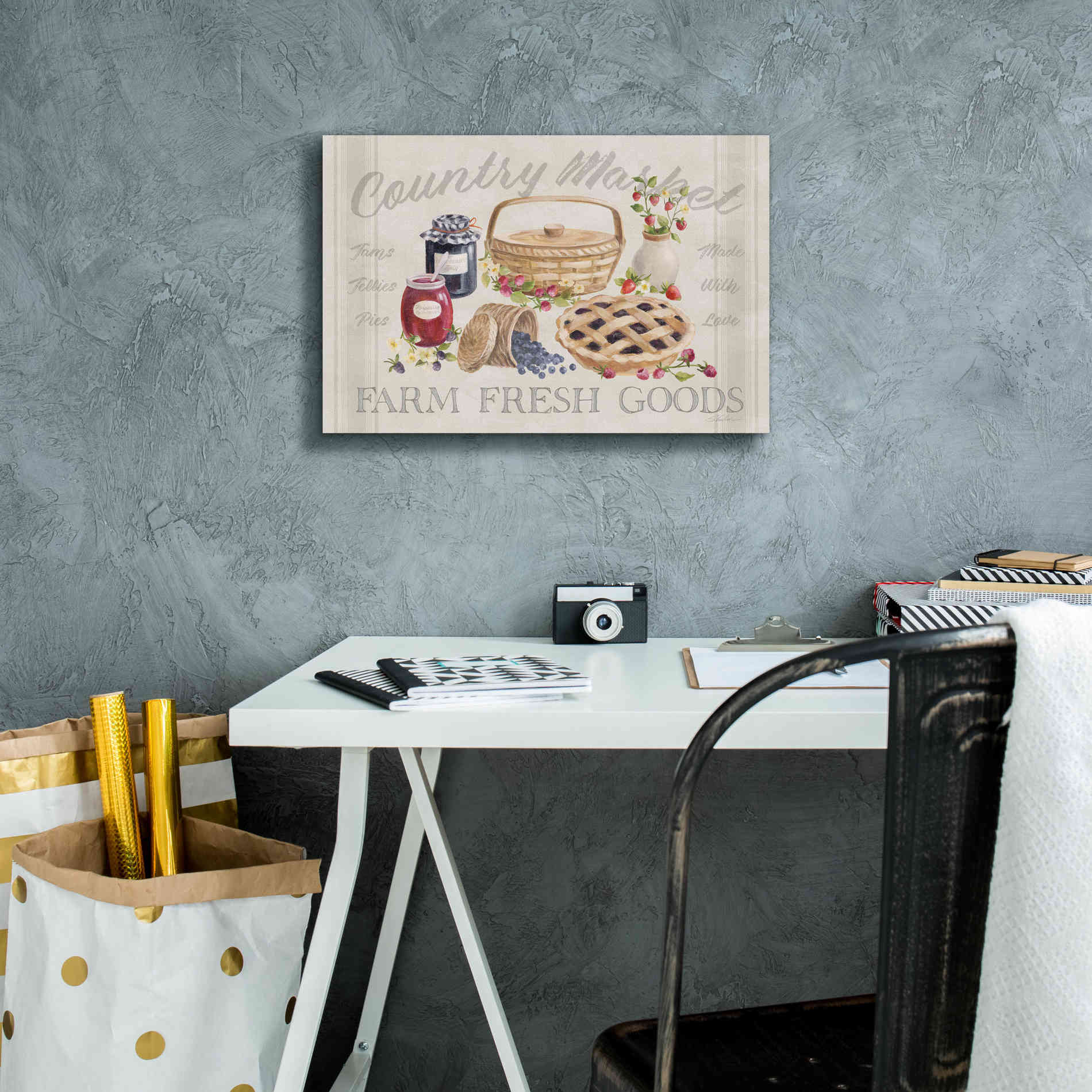 'Homemade Happiness I' by Silvia Vassileva, Canvas Wall Art,18 x 12