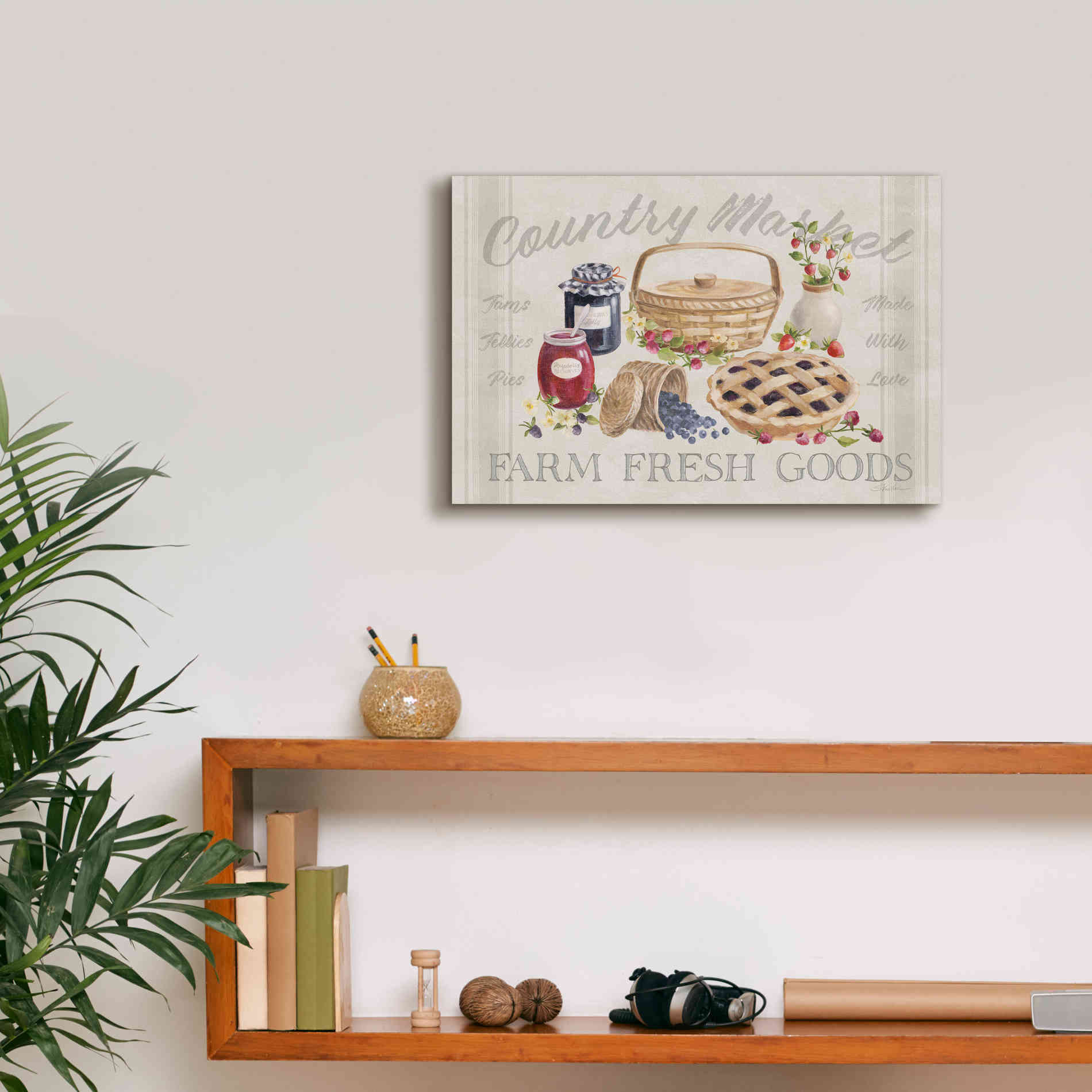 'Homemade Happiness I' by Silvia Vassileva, Canvas Wall Art,18 x 12