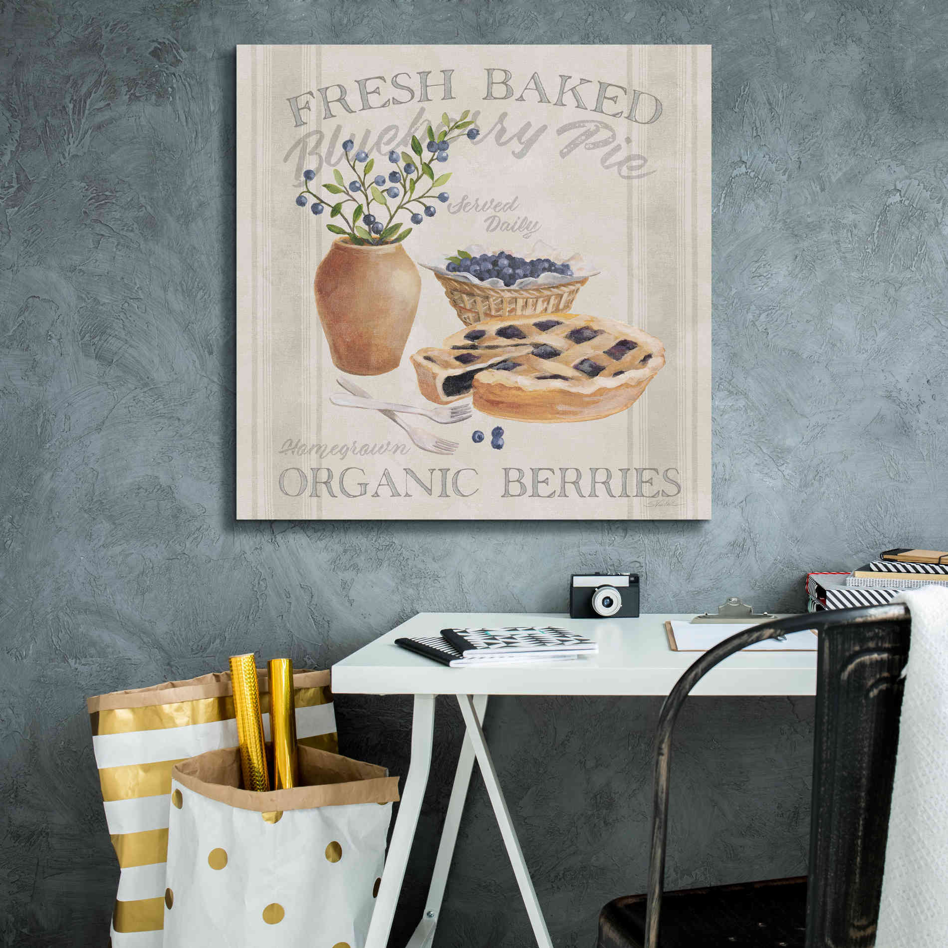 'Homemade Happiness II' by Silvia Vassileva, Canvas Wall Art,26 x 26