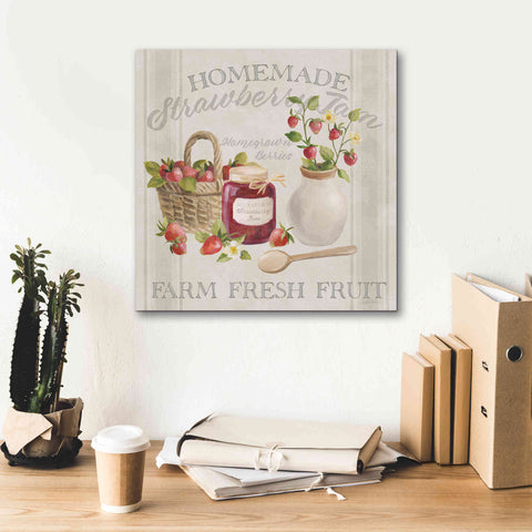Image of 'Homemade Happiness III' by Silvia Vassileva, Canvas Wall Art,18 x 18