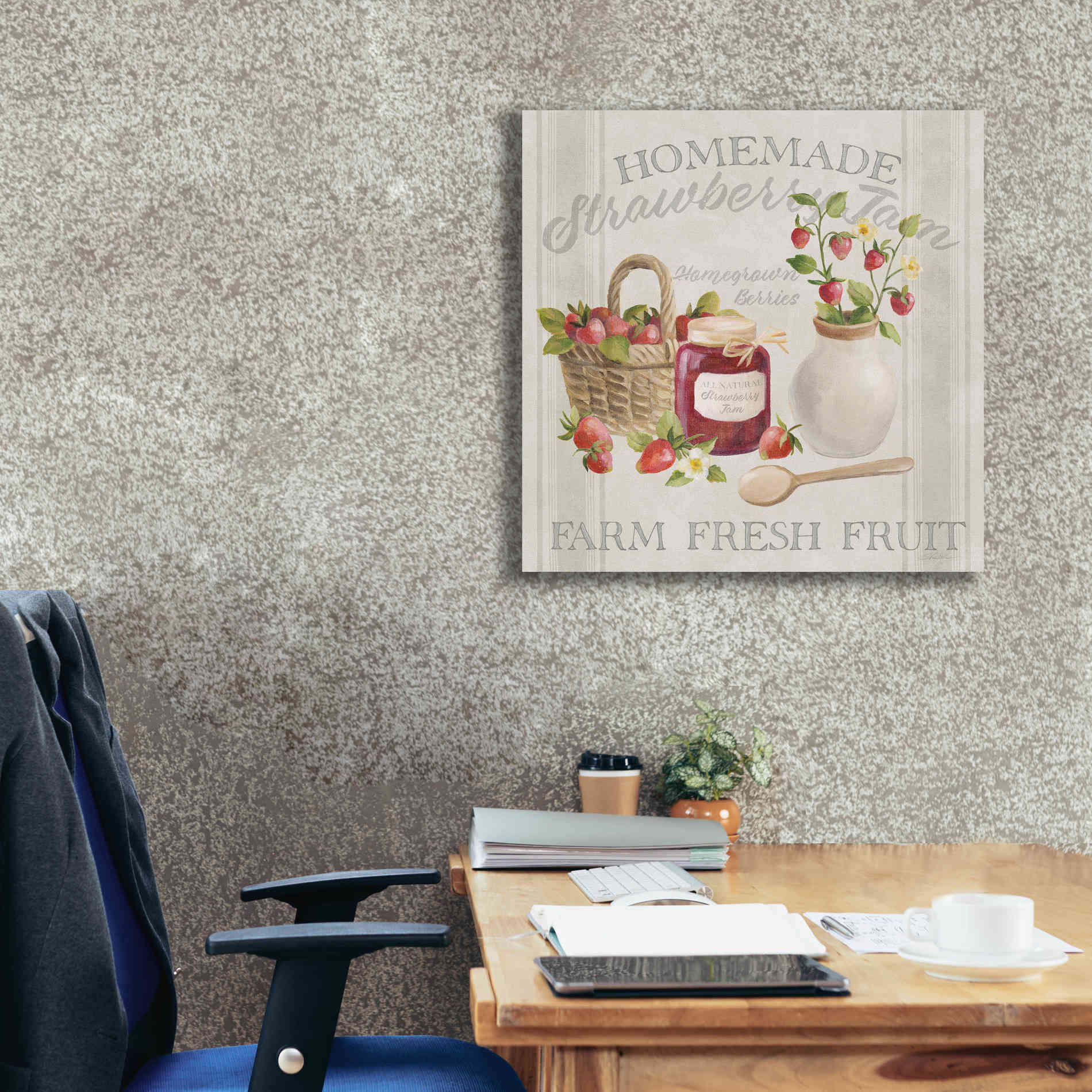 'Homemade Happiness III' by Silvia Vassileva, Canvas Wall Art,26 x 26