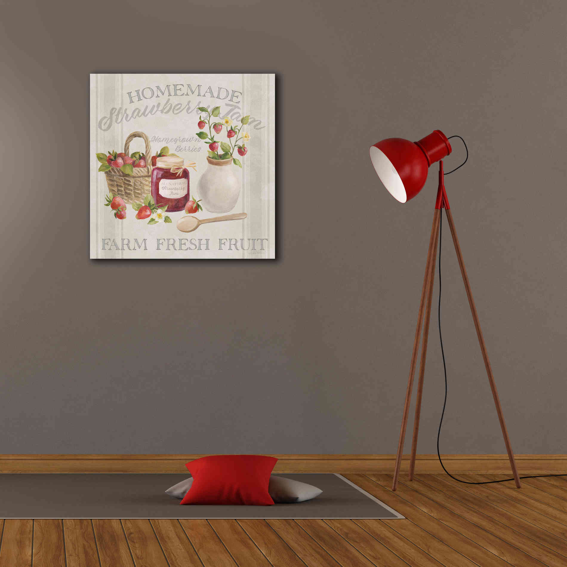 'Homemade Happiness III' by Silvia Vassileva, Canvas Wall Art,26 x 26