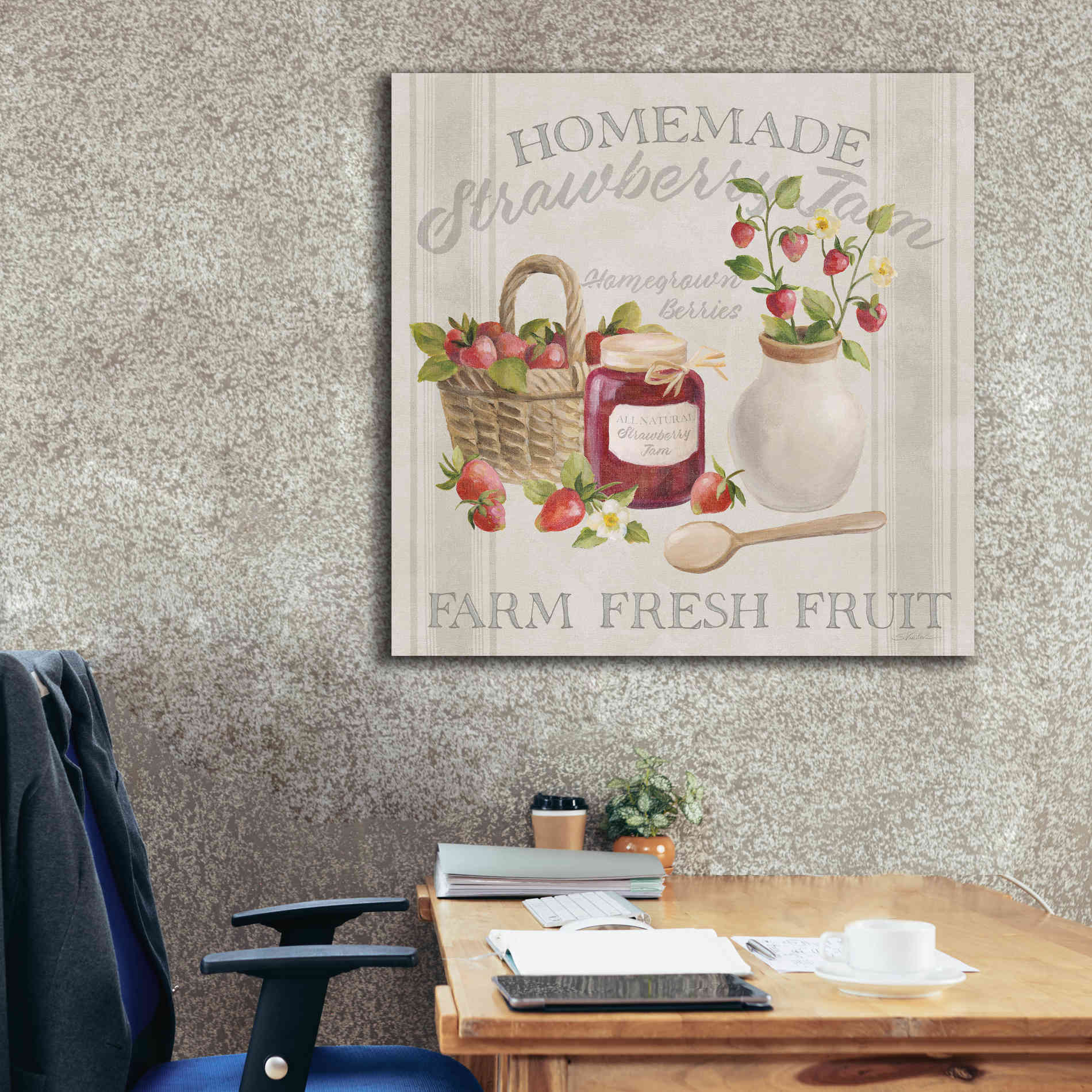 'Homemade Happiness III' by Silvia Vassileva, Canvas Wall Art,37 x 37