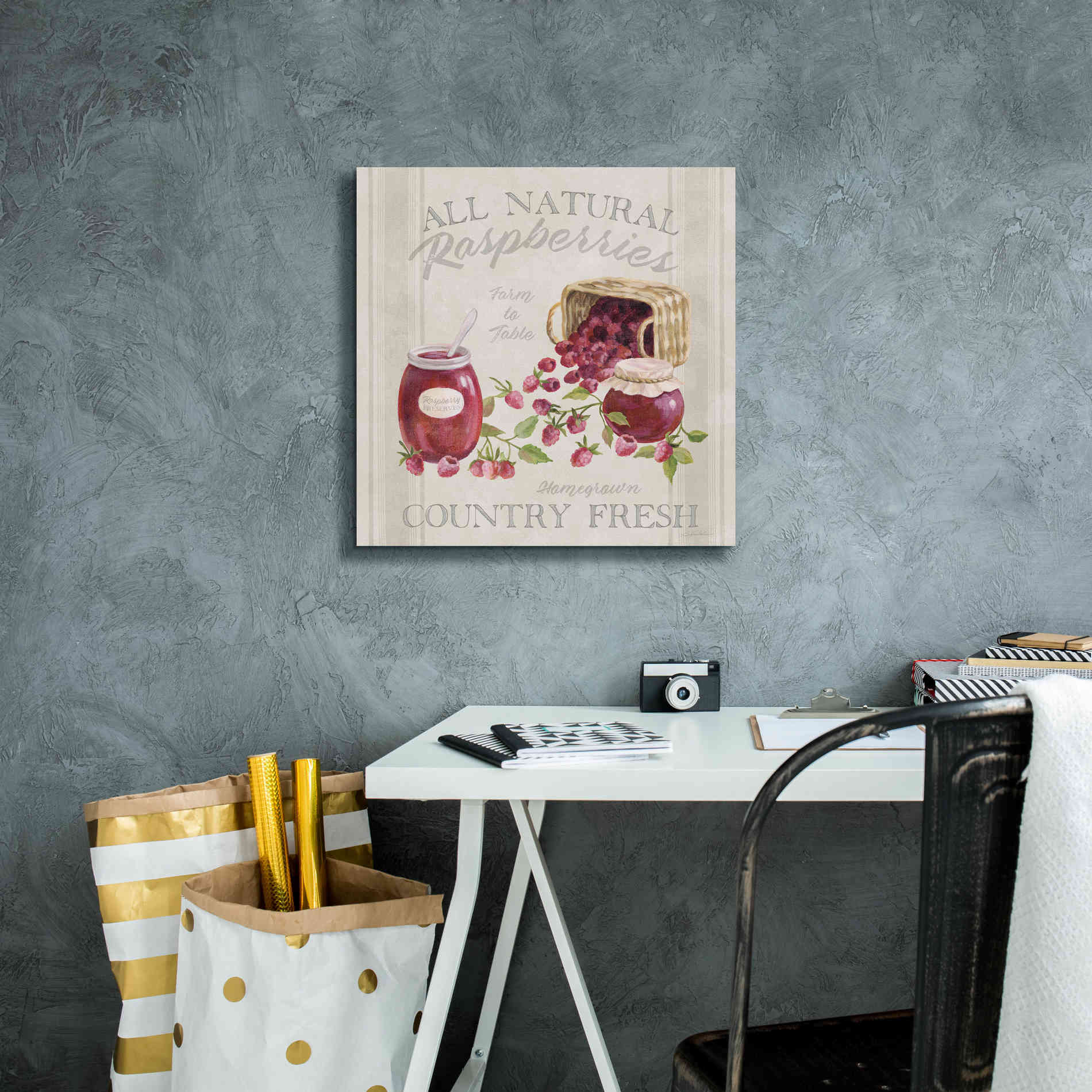 'Homemade Happiness IV' by Silvia Vassileva, Canvas Wall Art,18 x 18