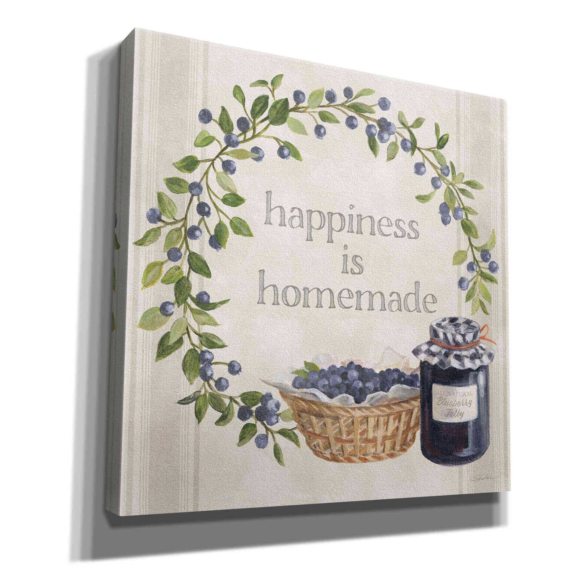 'Homemade Happiness VI' by Silvia Vassileva, Canvas Wall Art,12x12x1.1x0,18x18x1.1x0,26x26x1.74x0,37x37x1.74x0