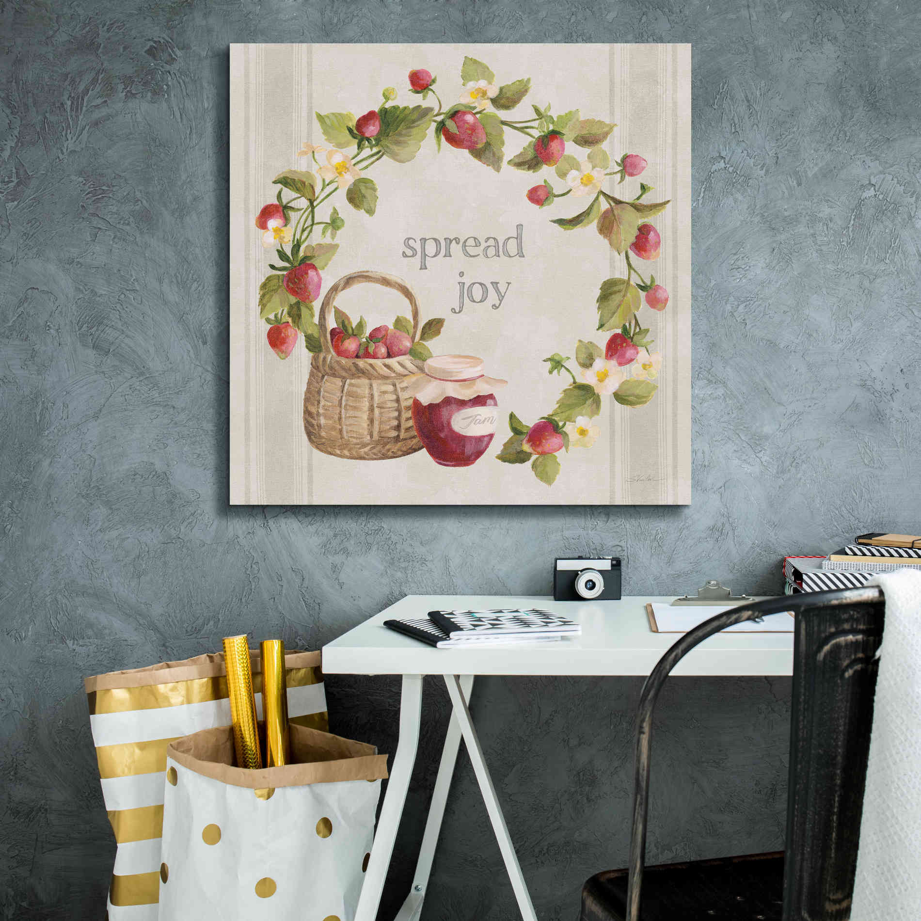 'Homemade Happiness VII' by Silvia Vassileva, Canvas Wall Art,26 x 26