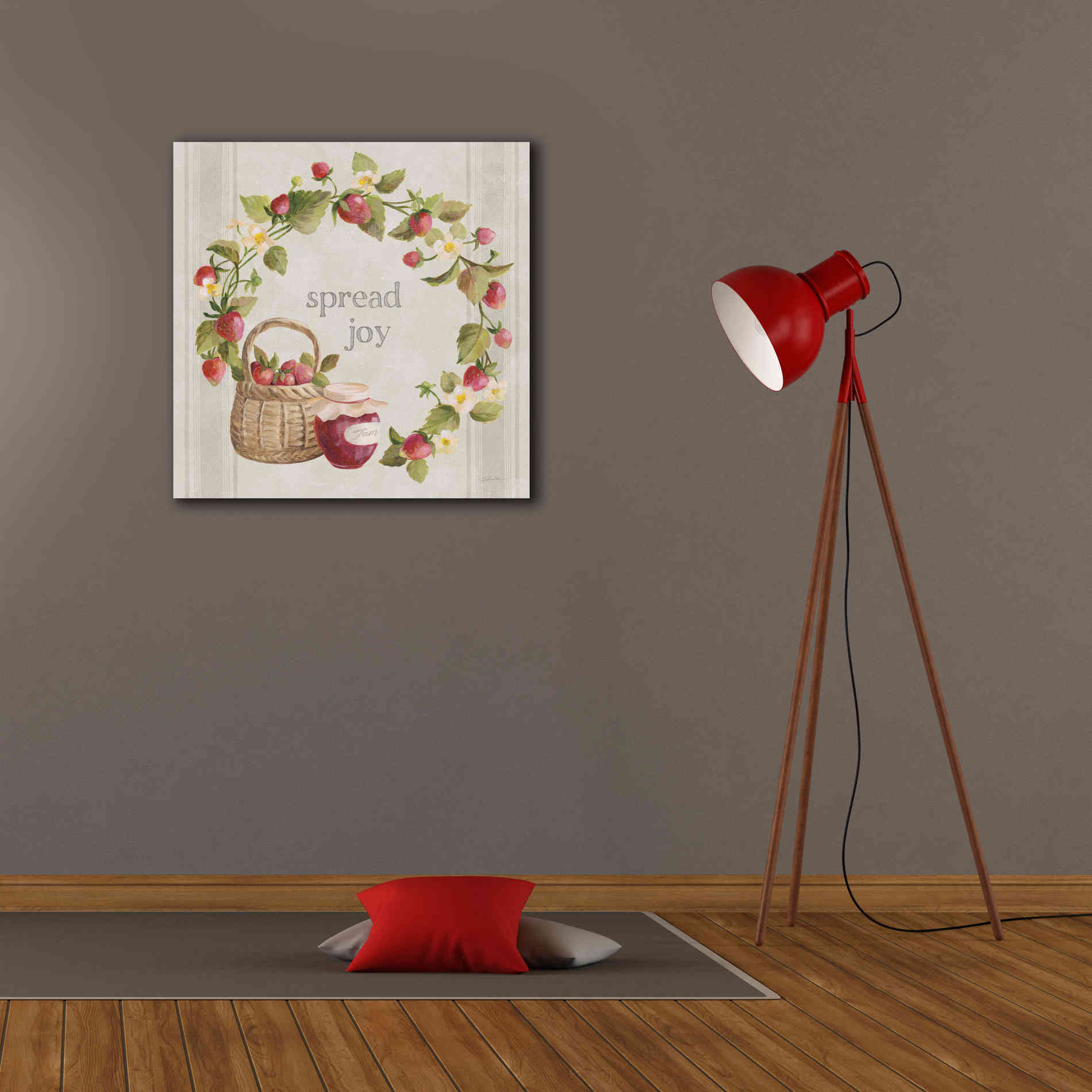 'Homemade Happiness VII' by Silvia Vassileva, Canvas Wall Art,26 x 26