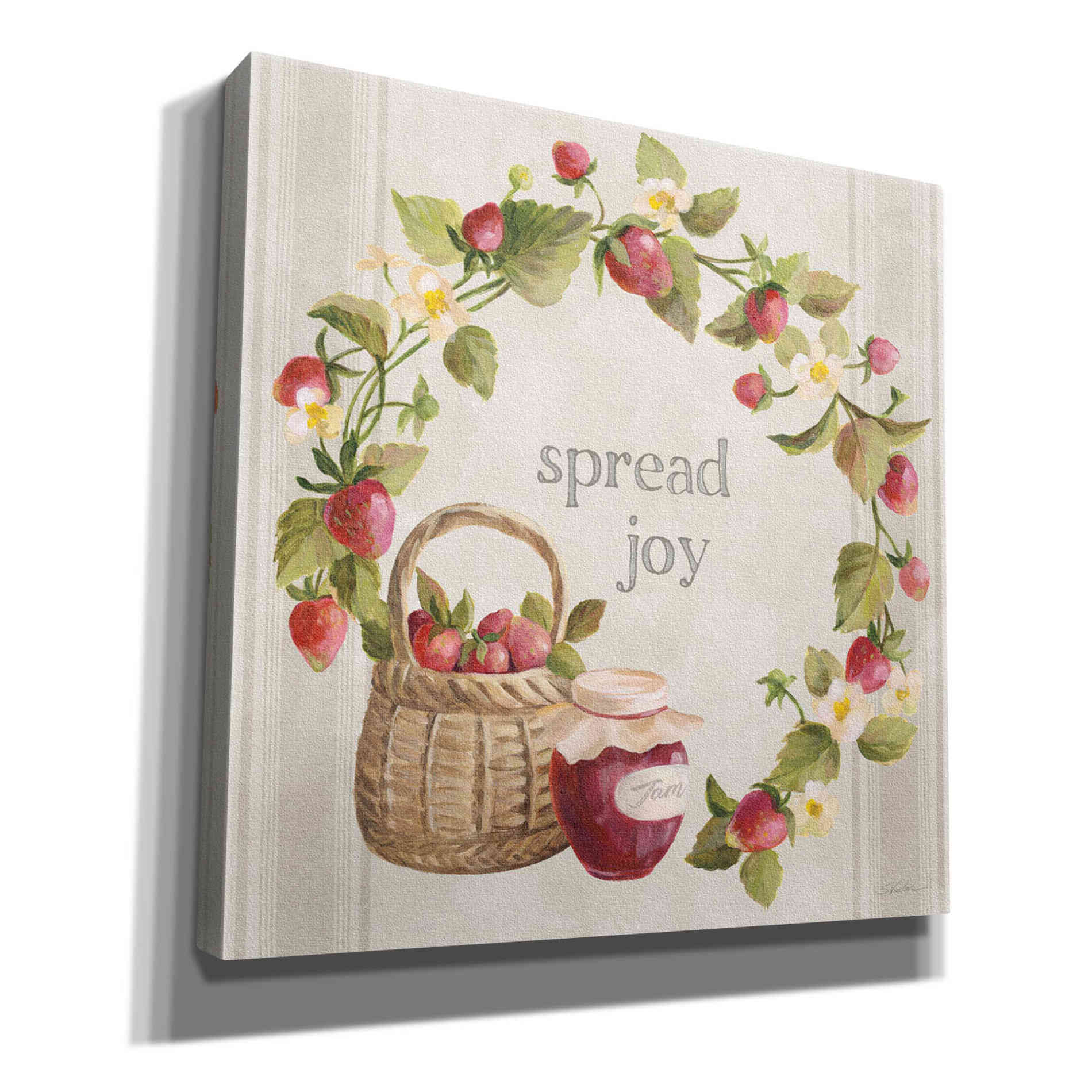 'Homemade Happiness VII' by Silvia Vassileva, Canvas Wall Art,12x12x1.1x0,18x18x1.1x0,26x26x1.74x0,37x37x1.74x0