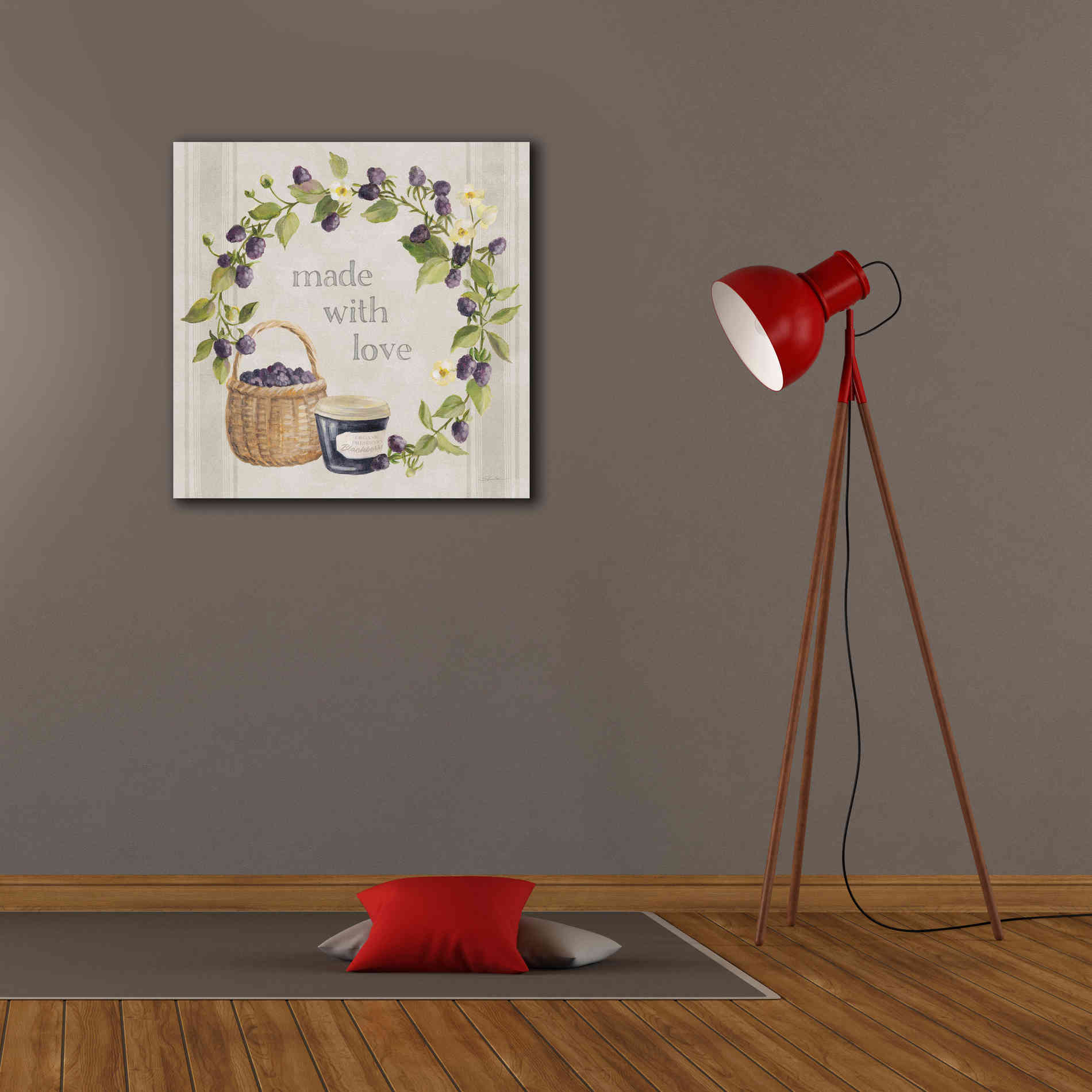 'Homemade Happiness IX' by Silvia Vassileva, Canvas Wall Art,26 x 26
