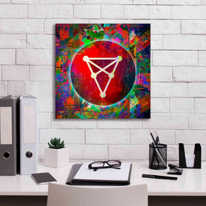 'CHZ Chiliz Crypto,' Canvas Wall Art,18 x 18