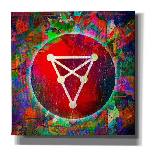 Image of 'CHZ Chiliz Crypto,' Canvas Wall Art,12x12x1.1x0,18x18x1.1x0,26x26x1.74x0,37x37x1.74x0