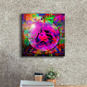 'UNI Uniswap Crypto,' Canvas Wall Art,18 x 18