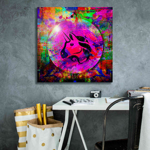 'UNI Uniswap Crypto,' Canvas Wall Art,26 x 26