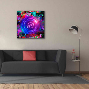 'XLM Stellar Crypto,' Canvas Wall Art,37 x 37