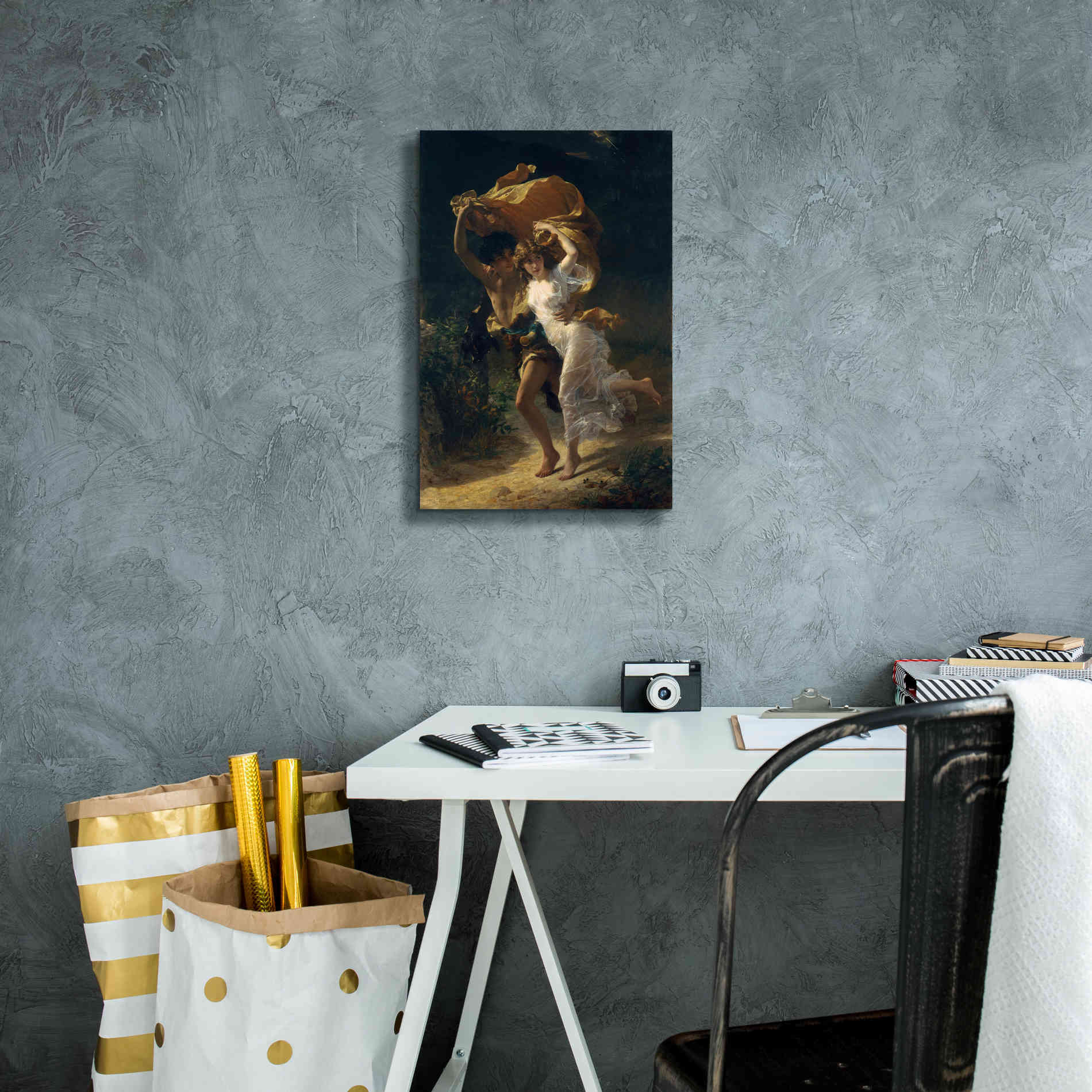 Epic Art 'The Storm' by Pierre Auguste Cot, Canvas Wall Art,12 x 18