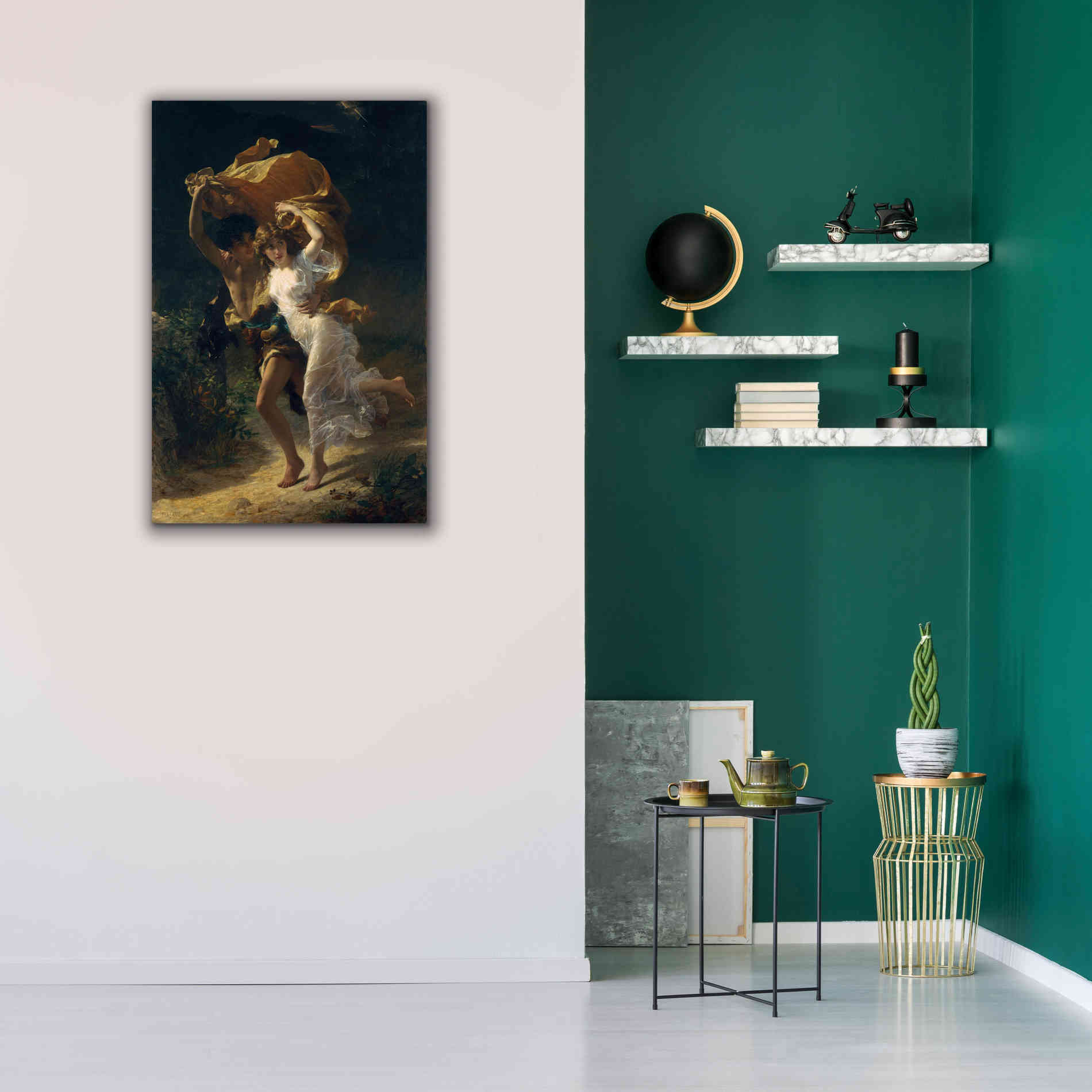 Epic Art 'The Storm' by Pierre Auguste Cot, Canvas Wall Art,26 x 40