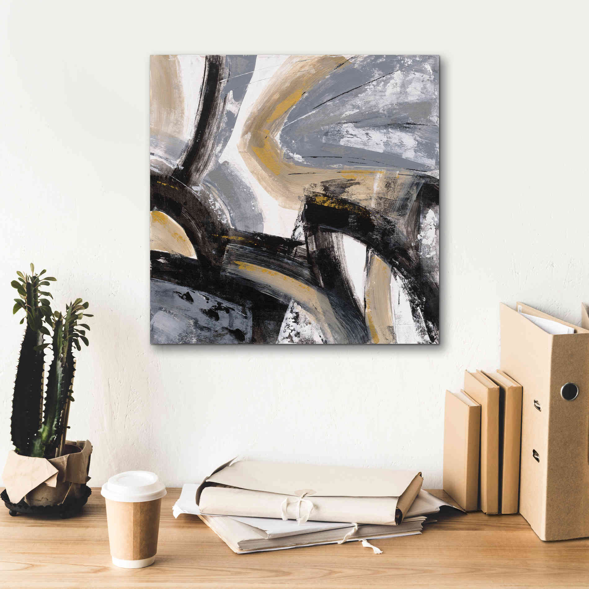 Epic Art 'Urban Graffiti I' by Silvia Vassileva, Canvas Wall Art,18 x 18