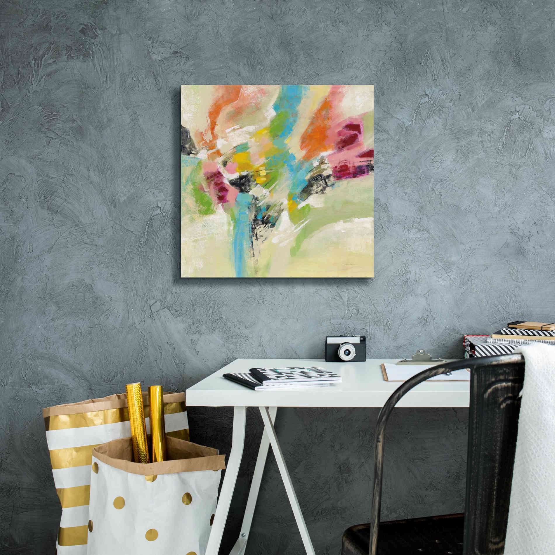Epic Art 'Summer Lunapark' by Silvia Vassileva, Canvas Wall Art,18 x 18