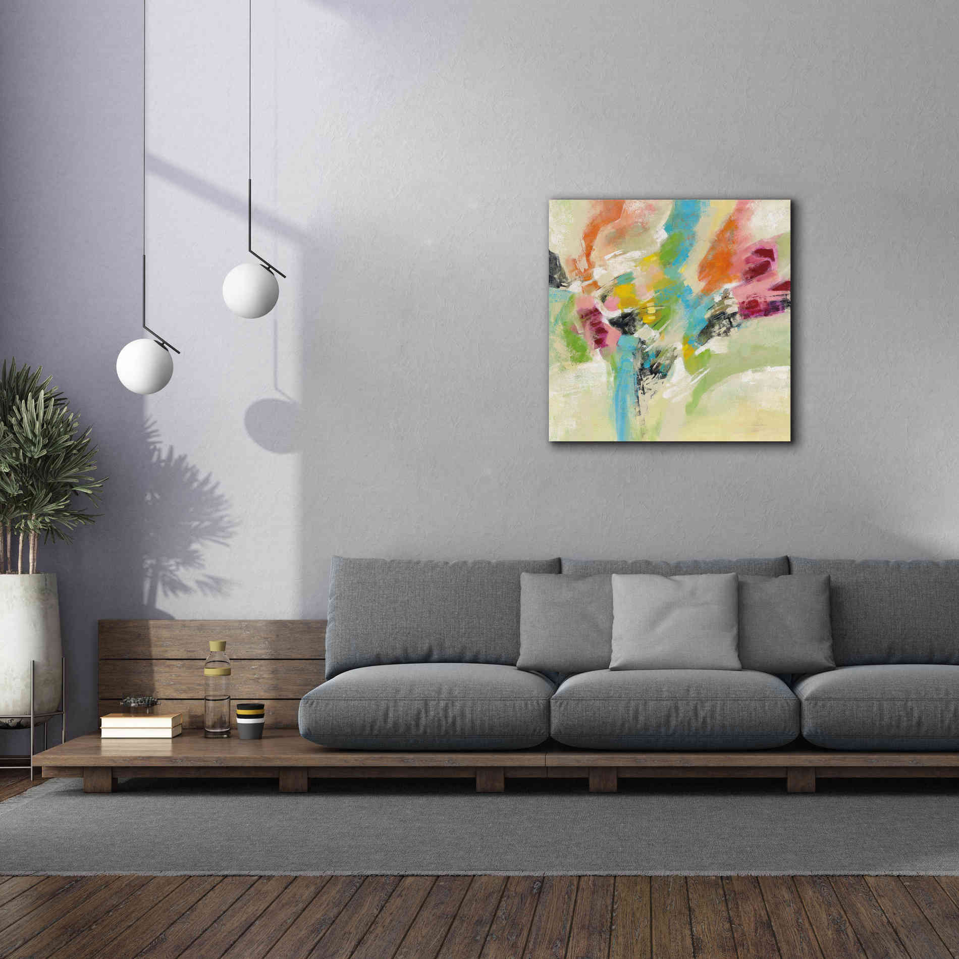 Epic Art 'Summer Lunapark' by Silvia Vassileva, Canvas Wall Art,37 x 37