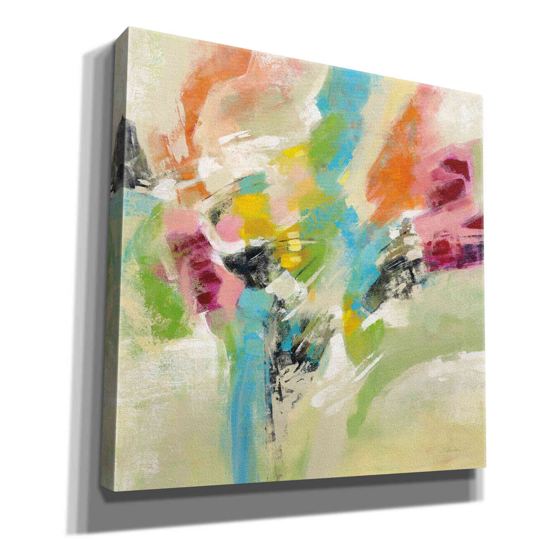Epic Art 'Summer Lunapark' by Silvia Vassileva, Canvas Wall Art,12x12x1.1x0,18x18x1.1x0,26x26x1.74x0,37x37x1.74x0
